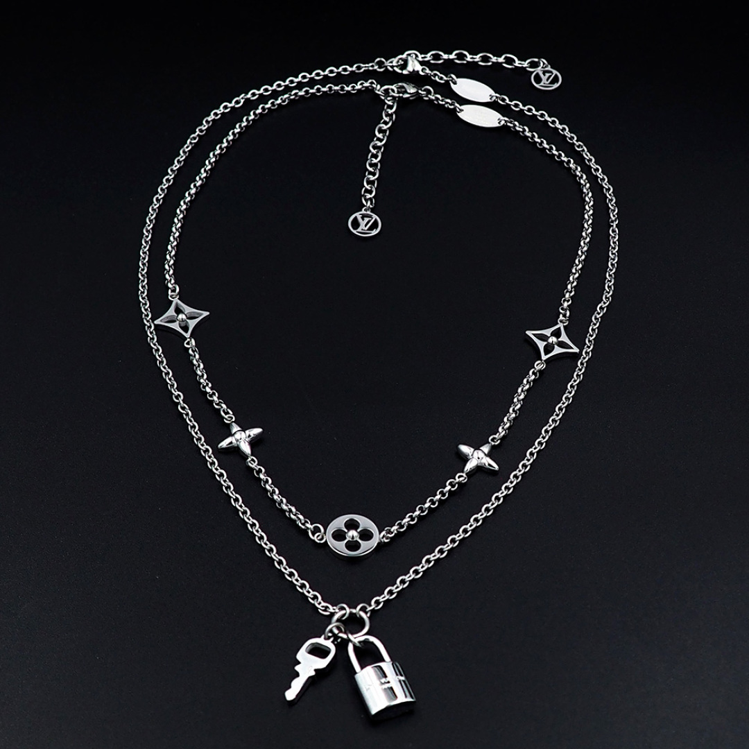Louis Vuitton LV Iconic Charms Necklace  M02494 - DesignerGu