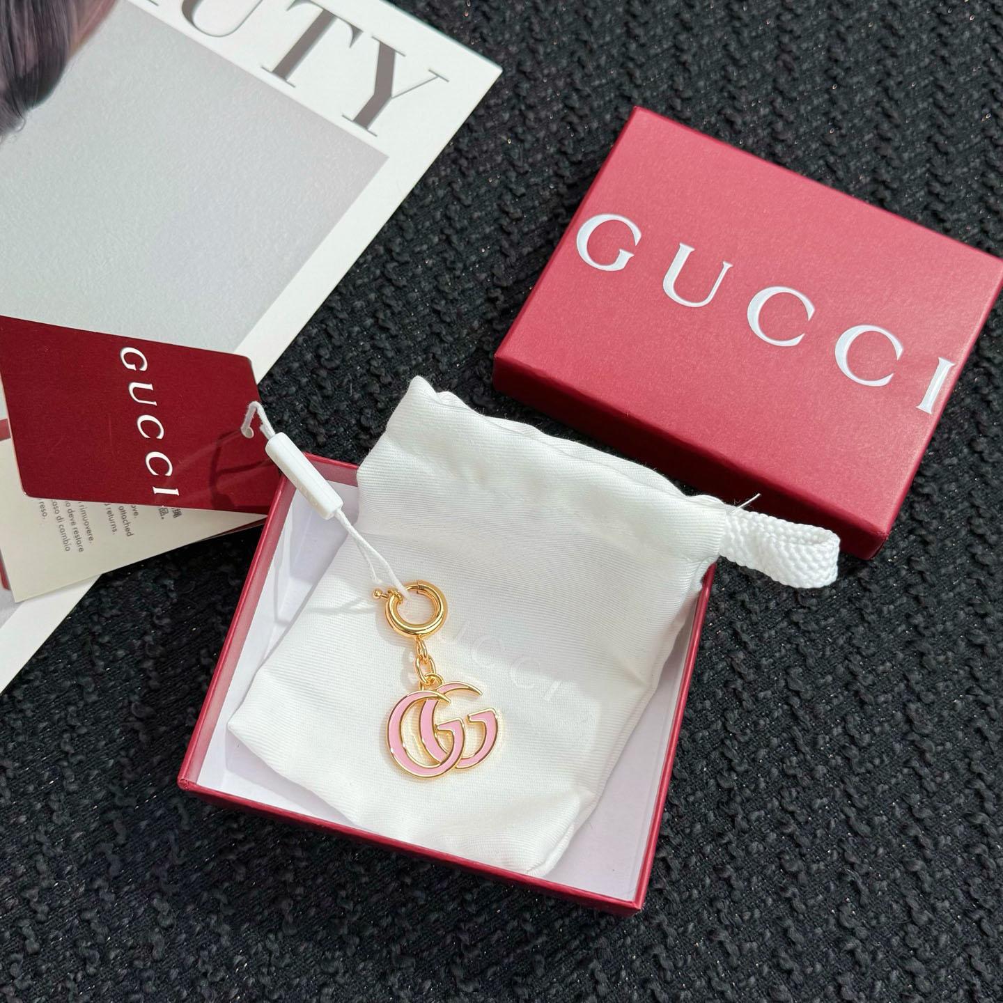 Gucci Double G Bag Charm - DesignerGu