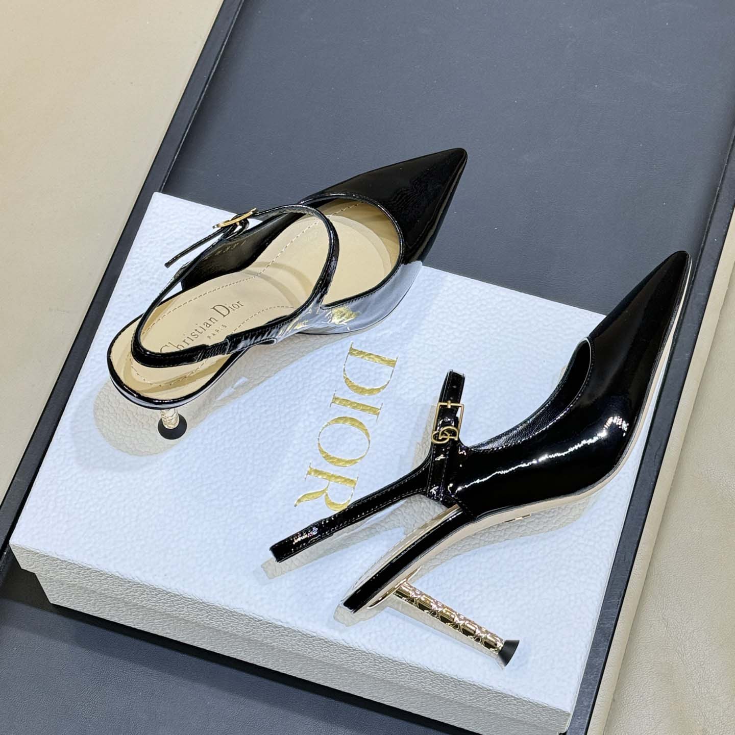 Dior Icon Slingback Pump  - DesignerGu
