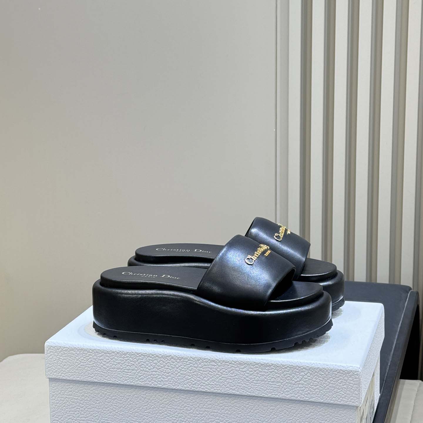 Dior D-Lane Platform Slide - DesignerGu