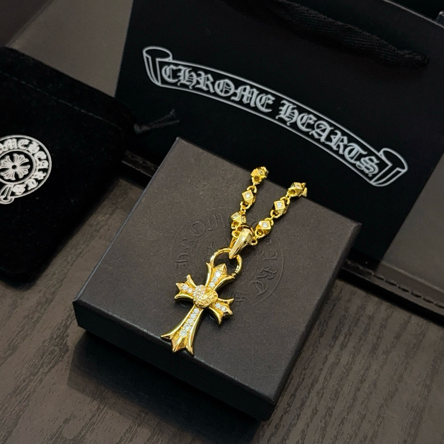 Chrome Heart Necklace   - DesignerGu