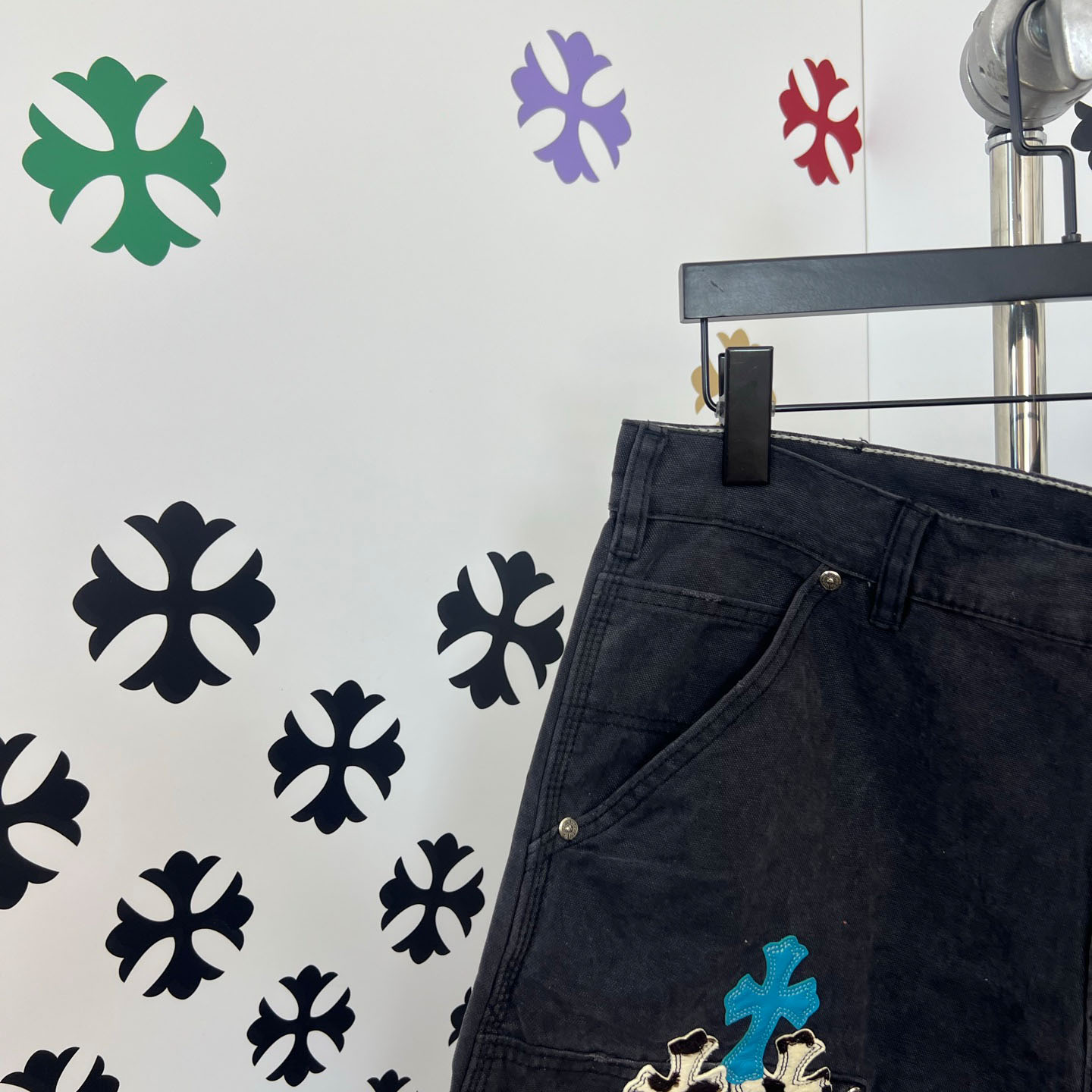 Chrome Hearts Denim Shorts - DesignerGu