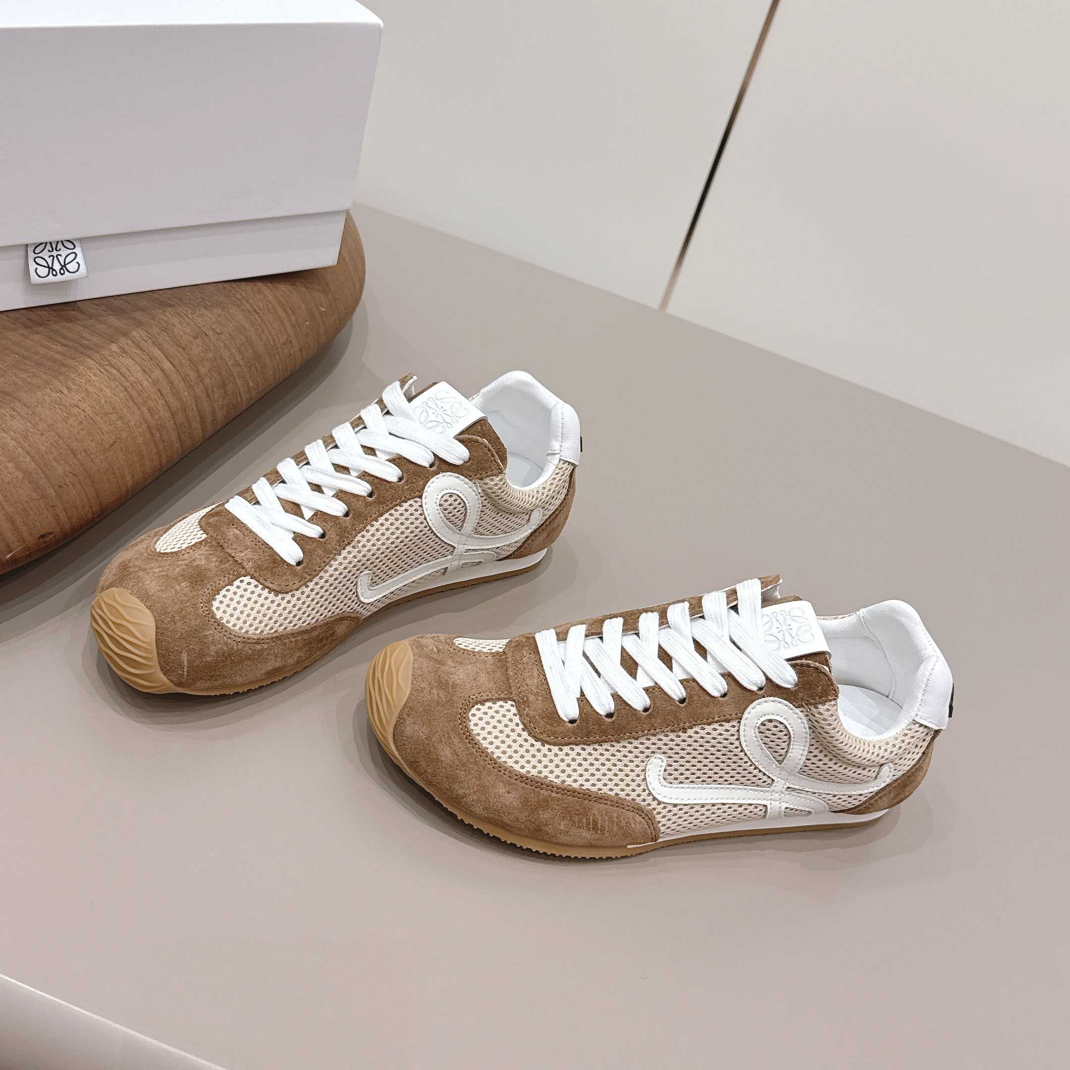 Loewe Ballet Runner 2.0 In Suede And Mesh - DesignerGu