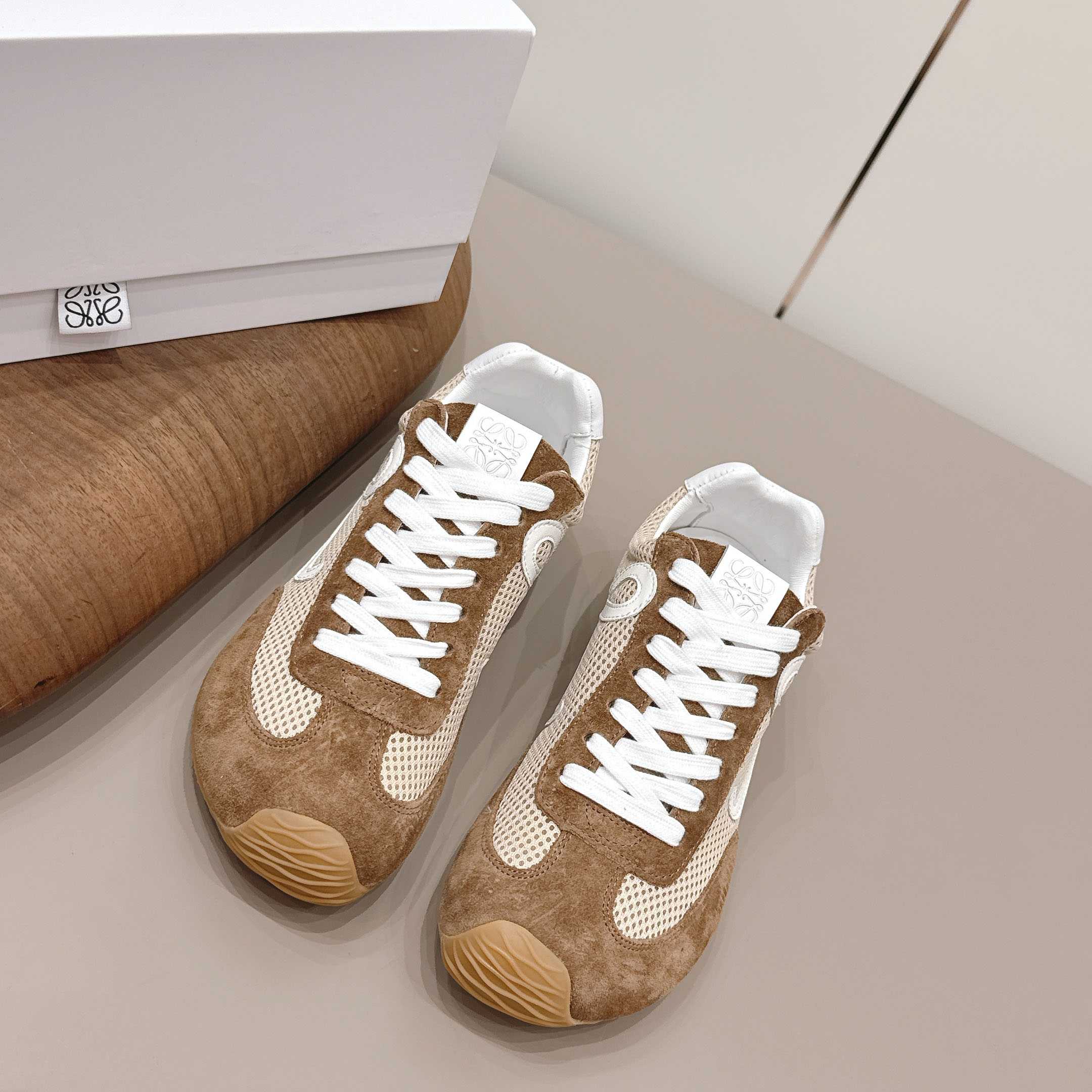 Loewe Ballet Runner 2.0 In Suede And Mesh - DesignerGu