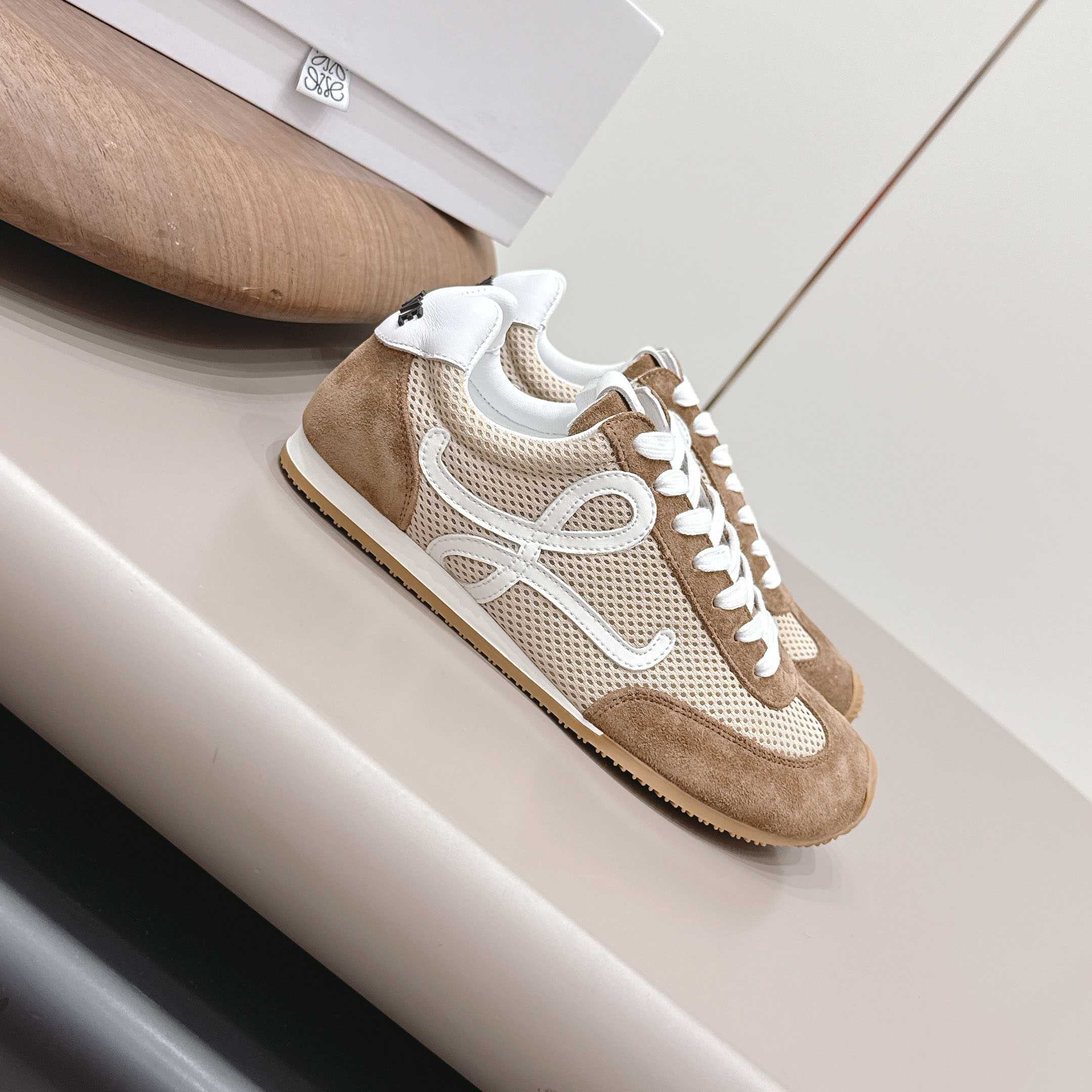Loewe Ballet Runner 2.0 In Suede And Mesh - DesignerGu