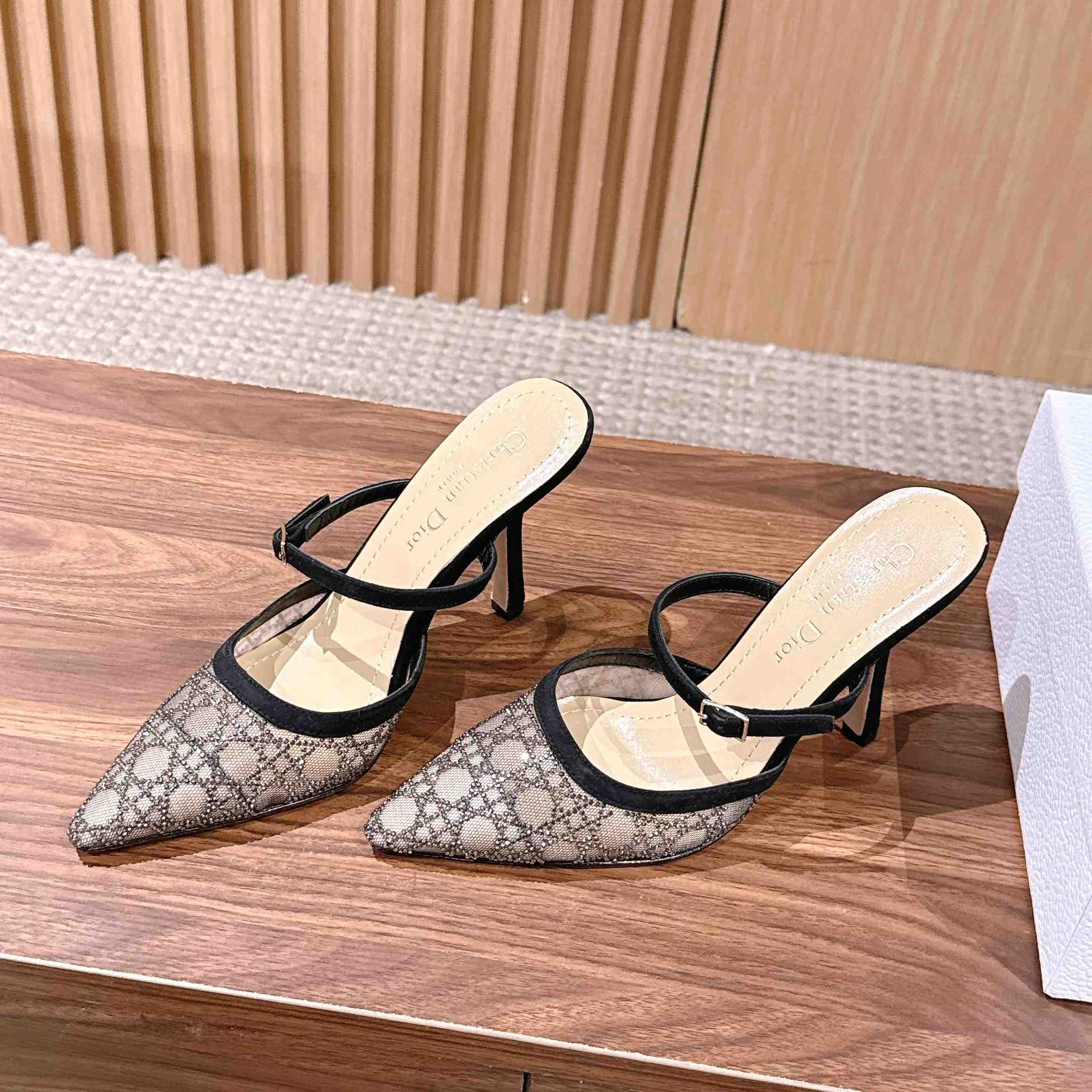 Dior Capture Heeled Mule - DesignerGu