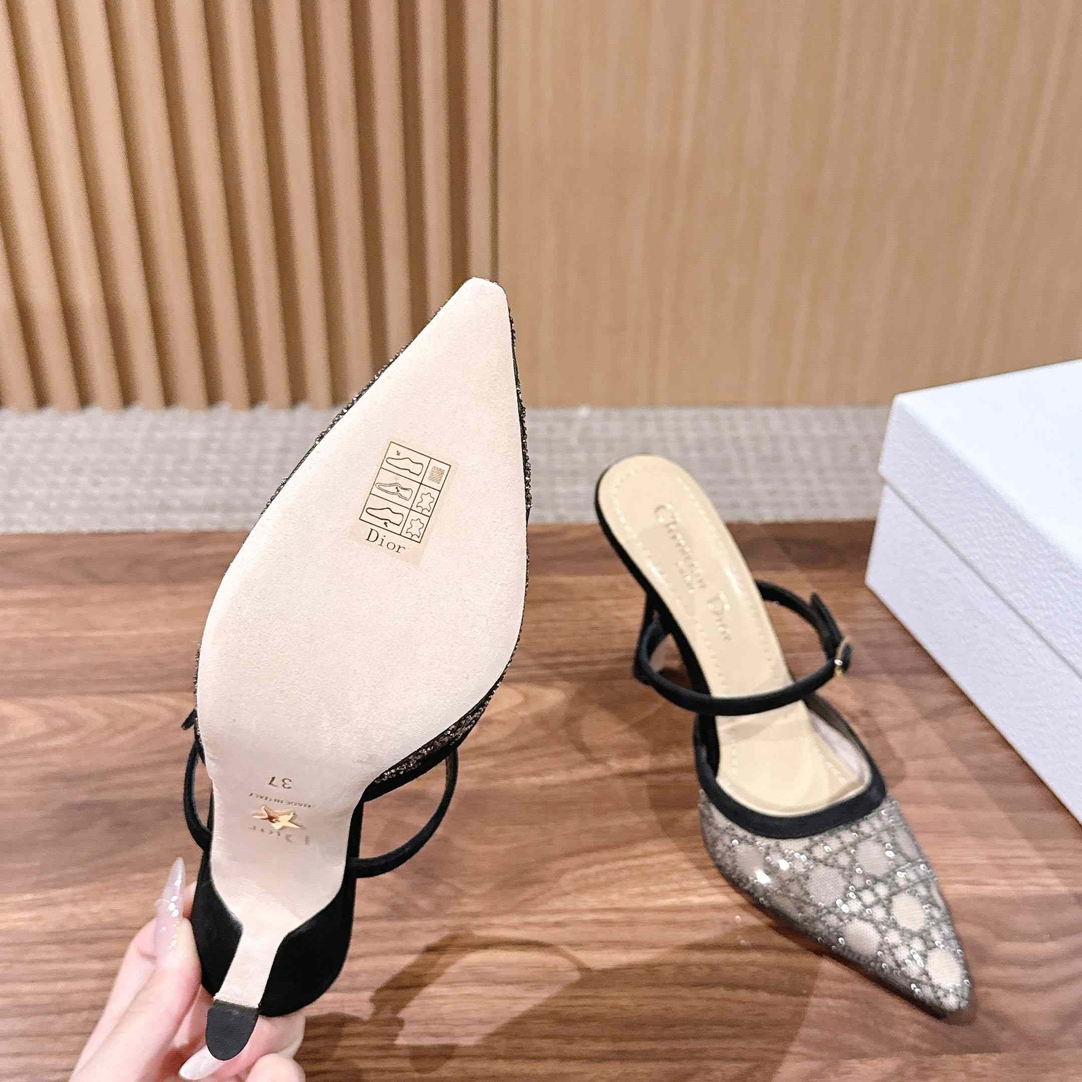 Dior Capture Heeled Mule - DesignerGu