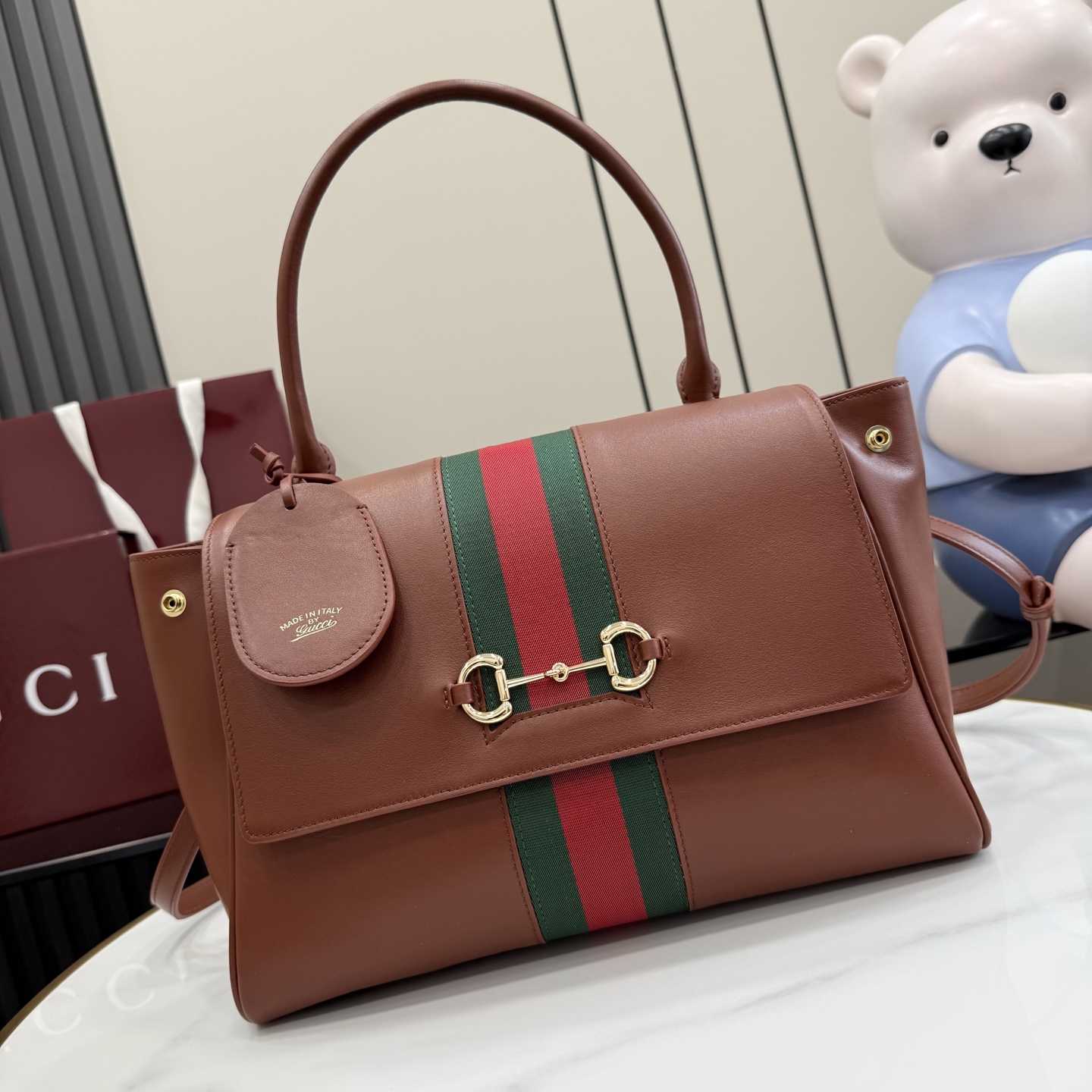 Gucci Paparazzo Medium Top Handle Bag - DesignerGu