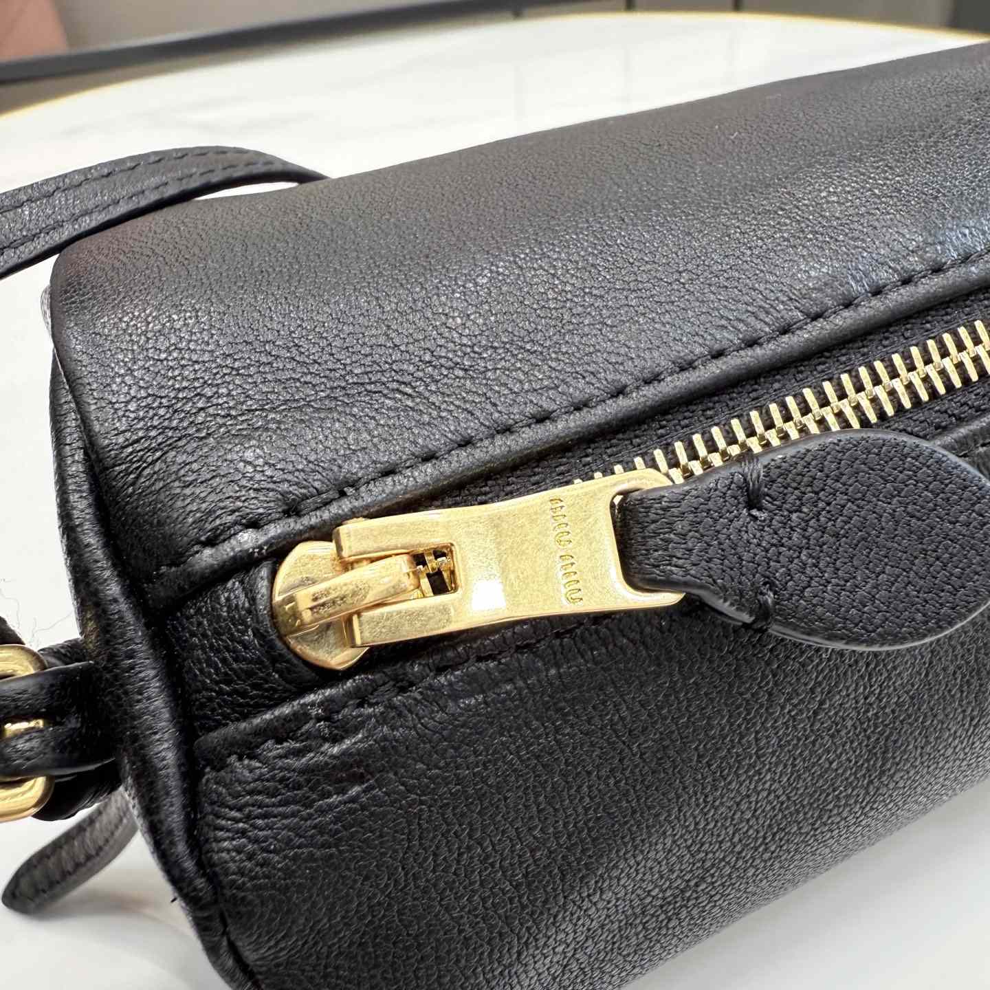 Miu Miu Nappa Leather Pouch - DesignerGu