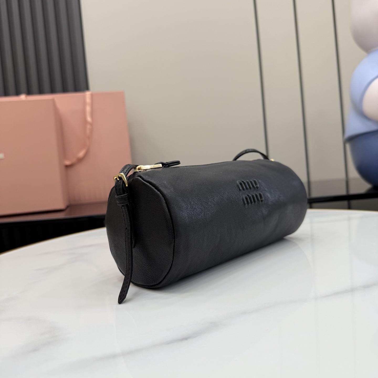 Miu Miu Nappa Leather Pouch - DesignerGu