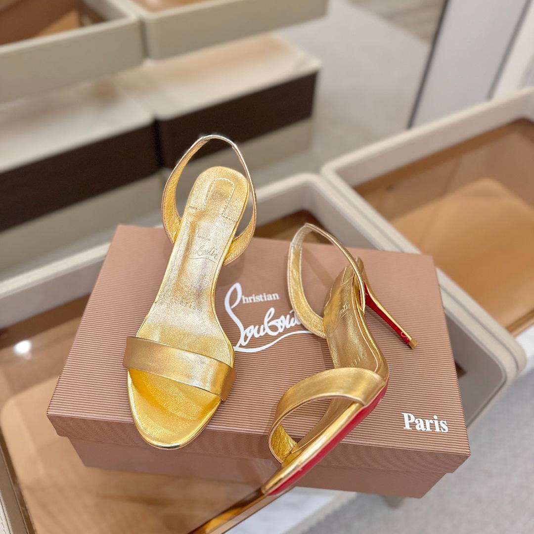 Christian Louboutin Marilyn Leather Sandals - DesignerGu