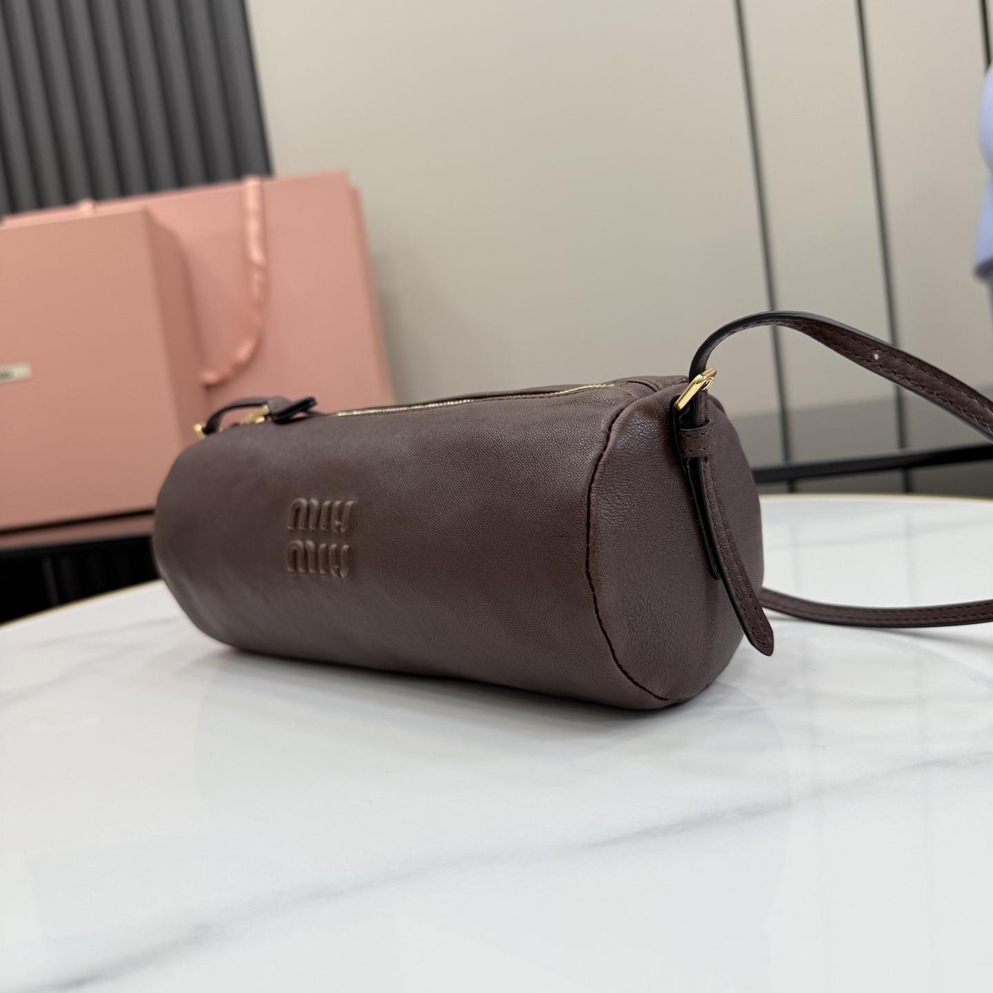 Miu Miu Nappa Leather Pouch - DesignerGu