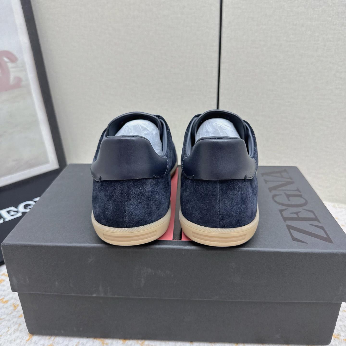 Zegna 232 Suede Sneakers - DesignerGu