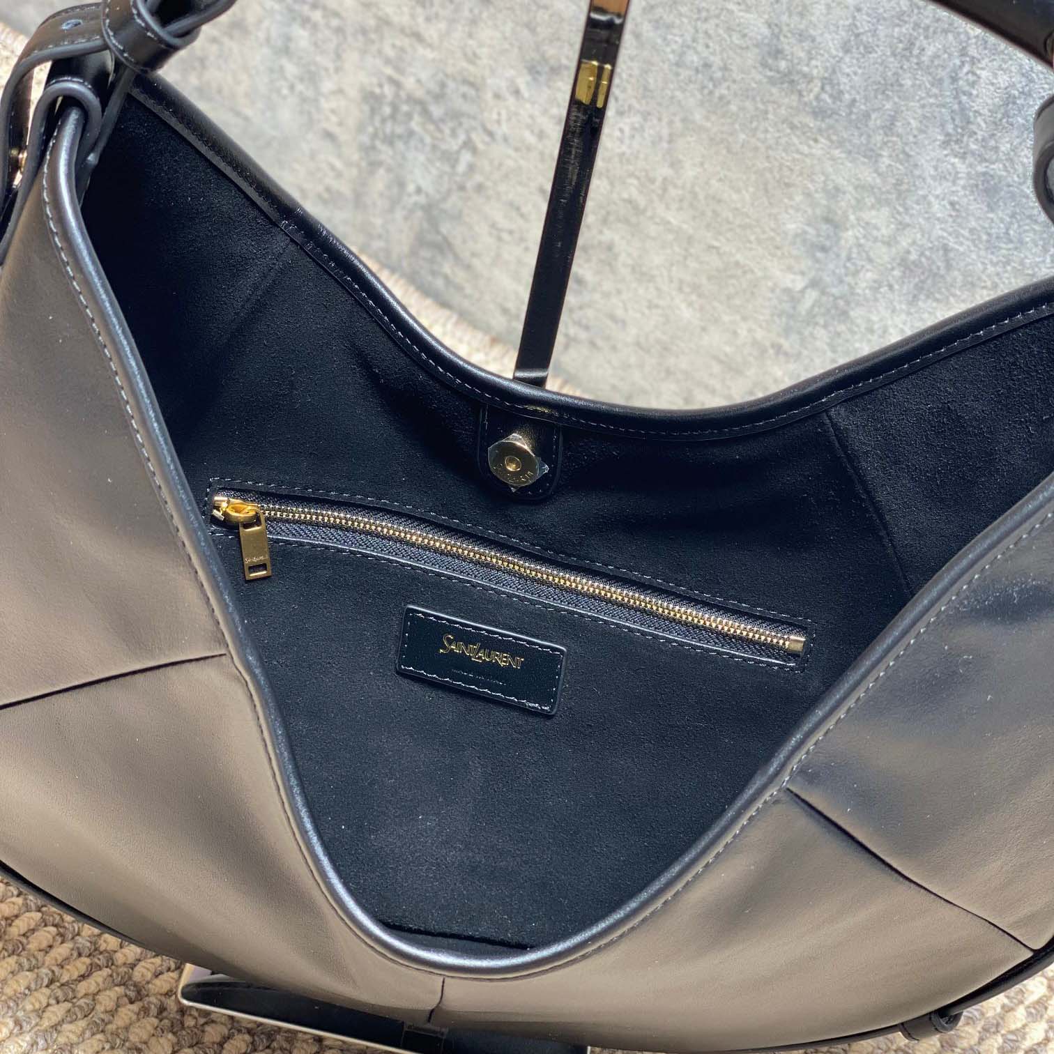 Saint Laurent MOMBASA Medium In Leather - DesignerGu