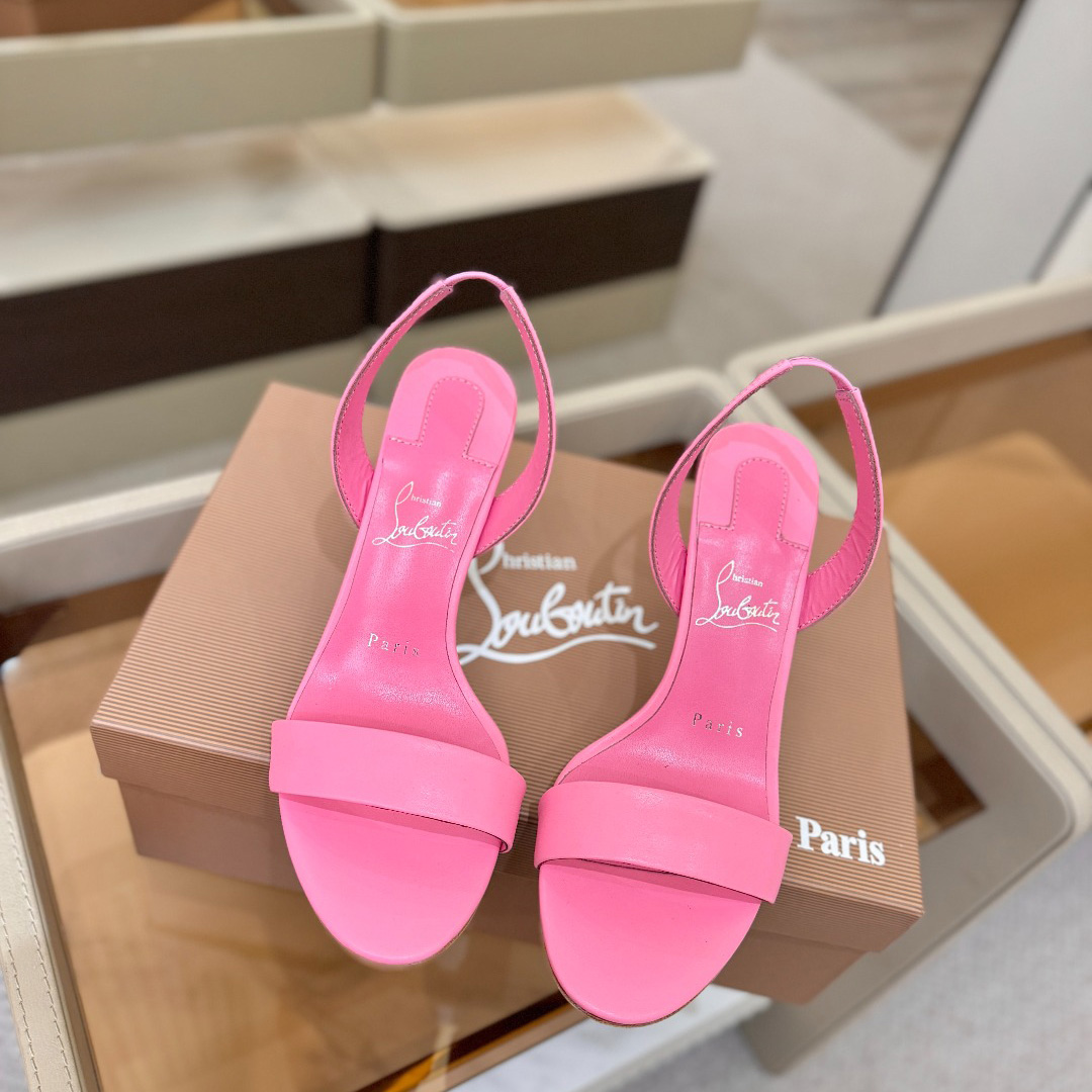 Christian Louboutin Marilyn Leather Sandals - DesignerGu