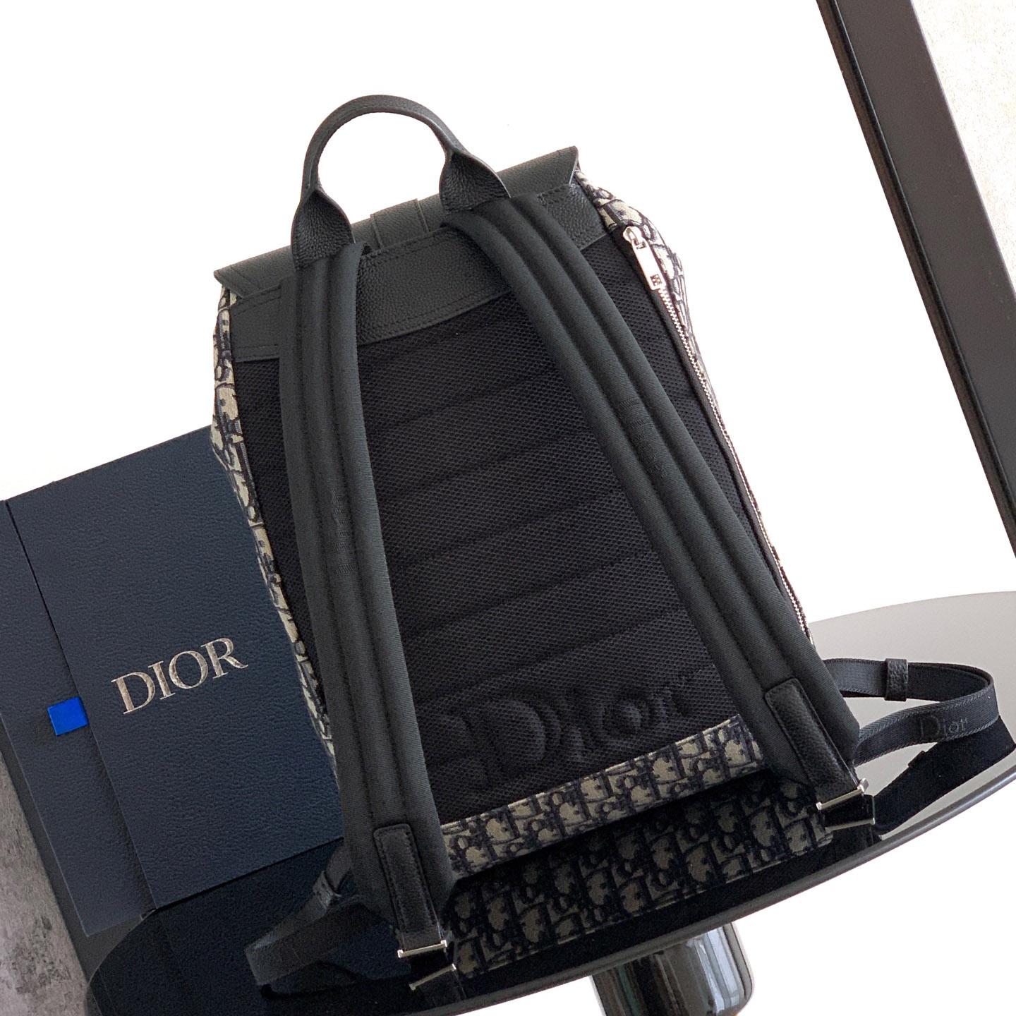 Dior Saddle Heritage Backpack With Flap - DesignerGu