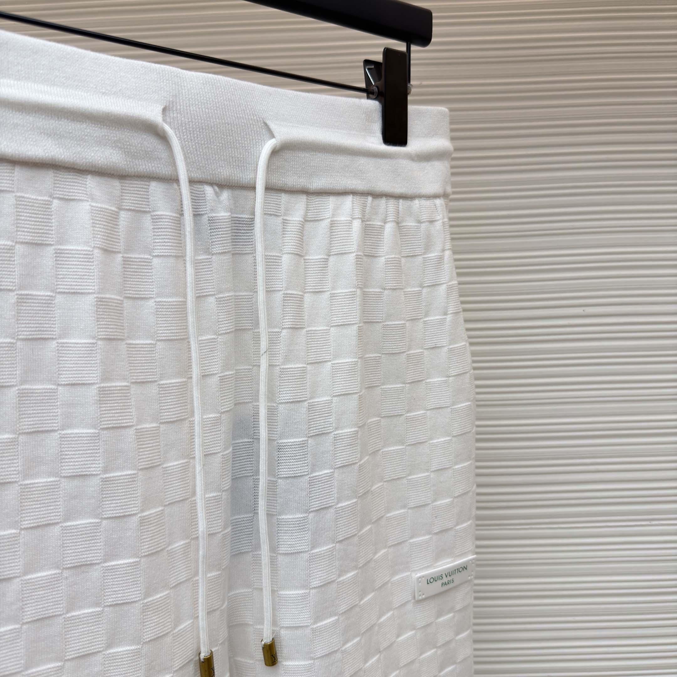 Louis Vuitton Damier Terry Tennis Shorts  - DesignerGu