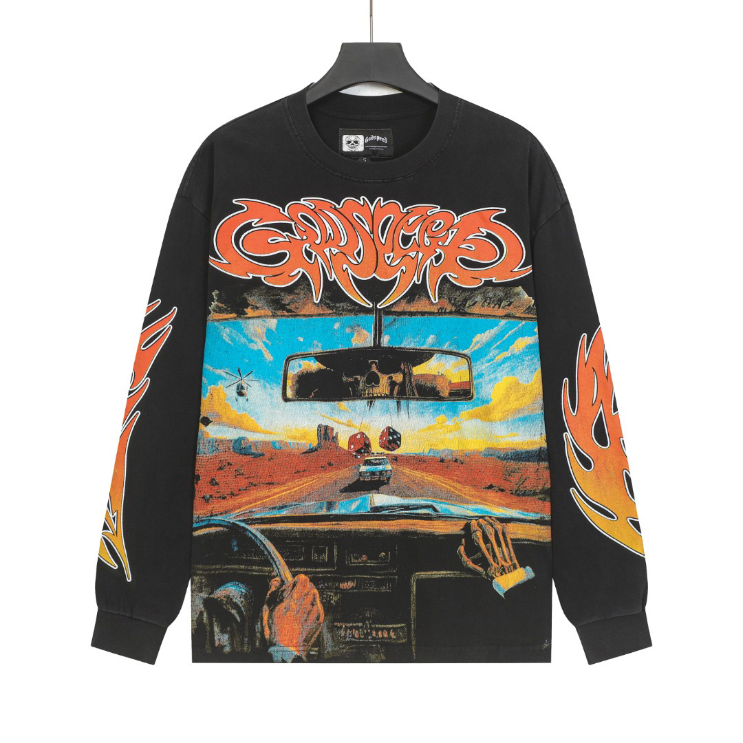 Godspeed New York On The Run Long-sleeve T-shirt - DesignerGu