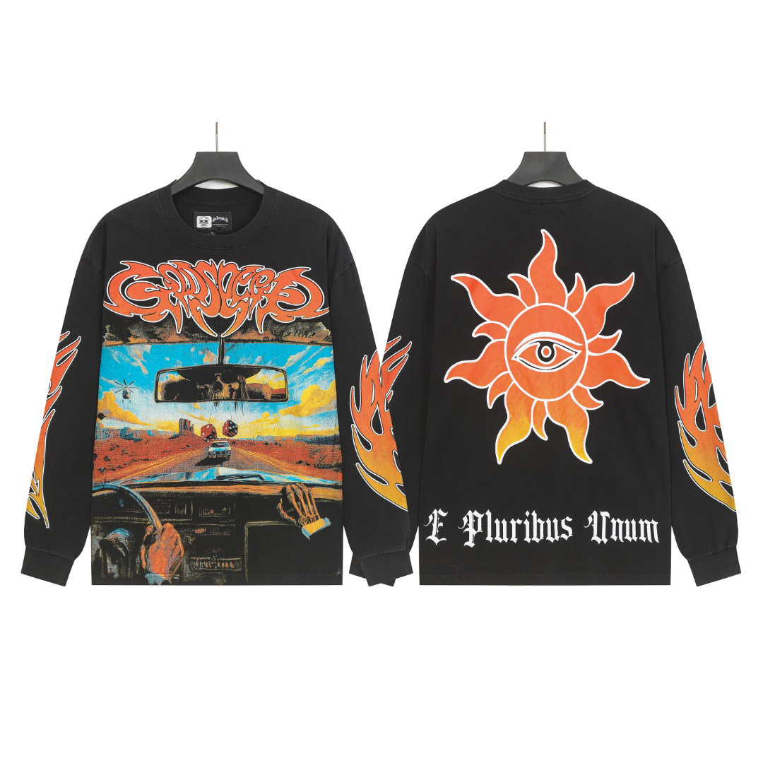 Godspeed New York On The Run Long-sleeve T-shirt - DesignerGu