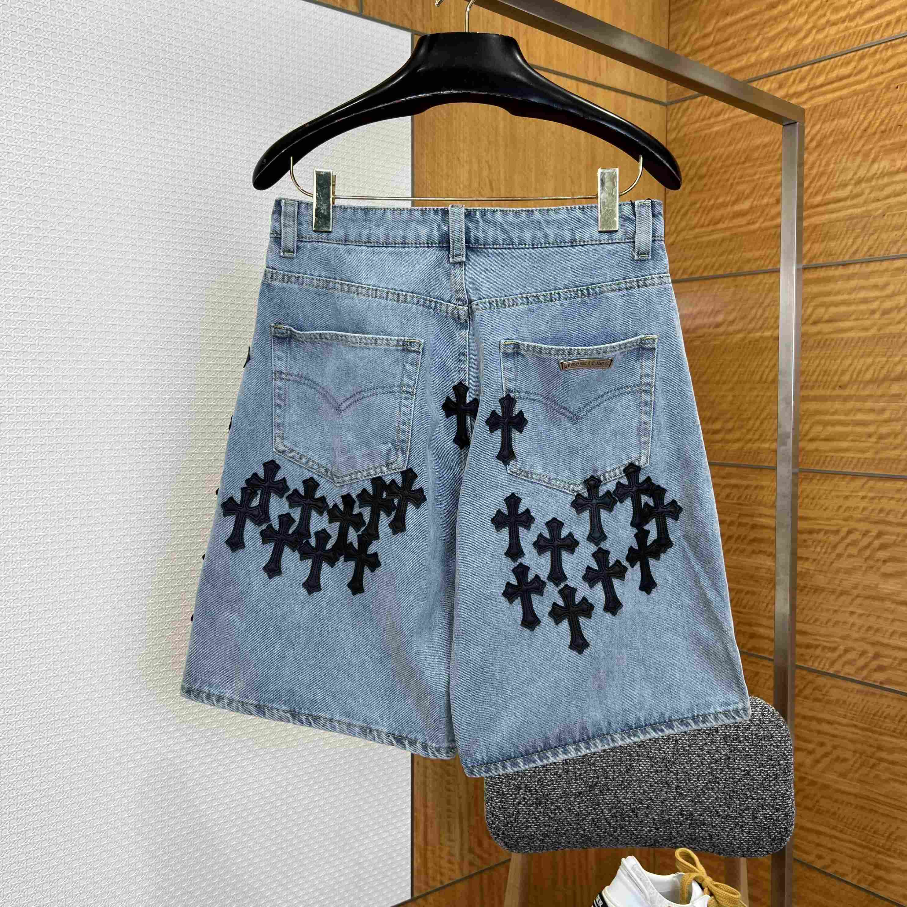 Chrome Hearts Denim Shorts - DesignerGu
