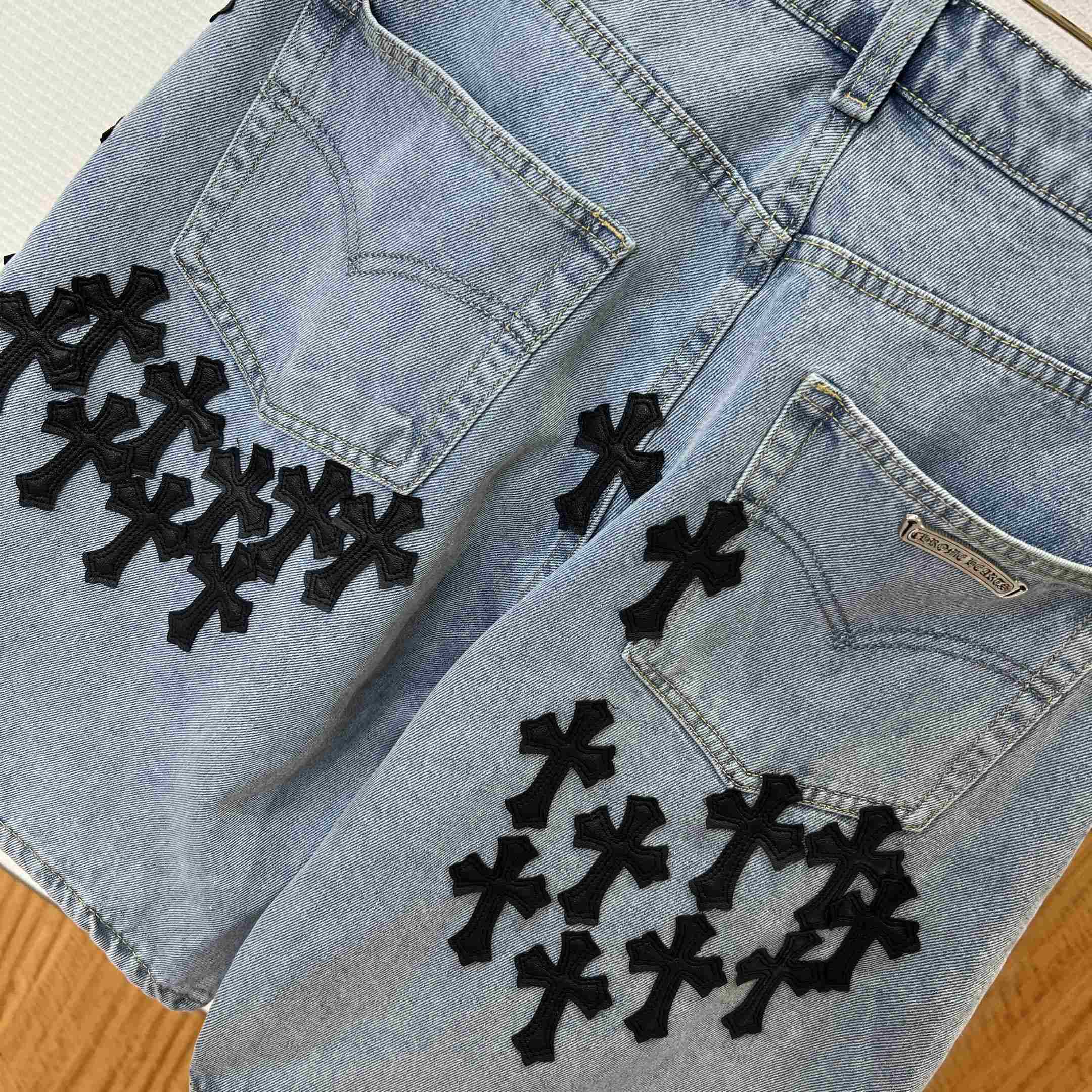 Chrome Hearts Denim Shorts - DesignerGu