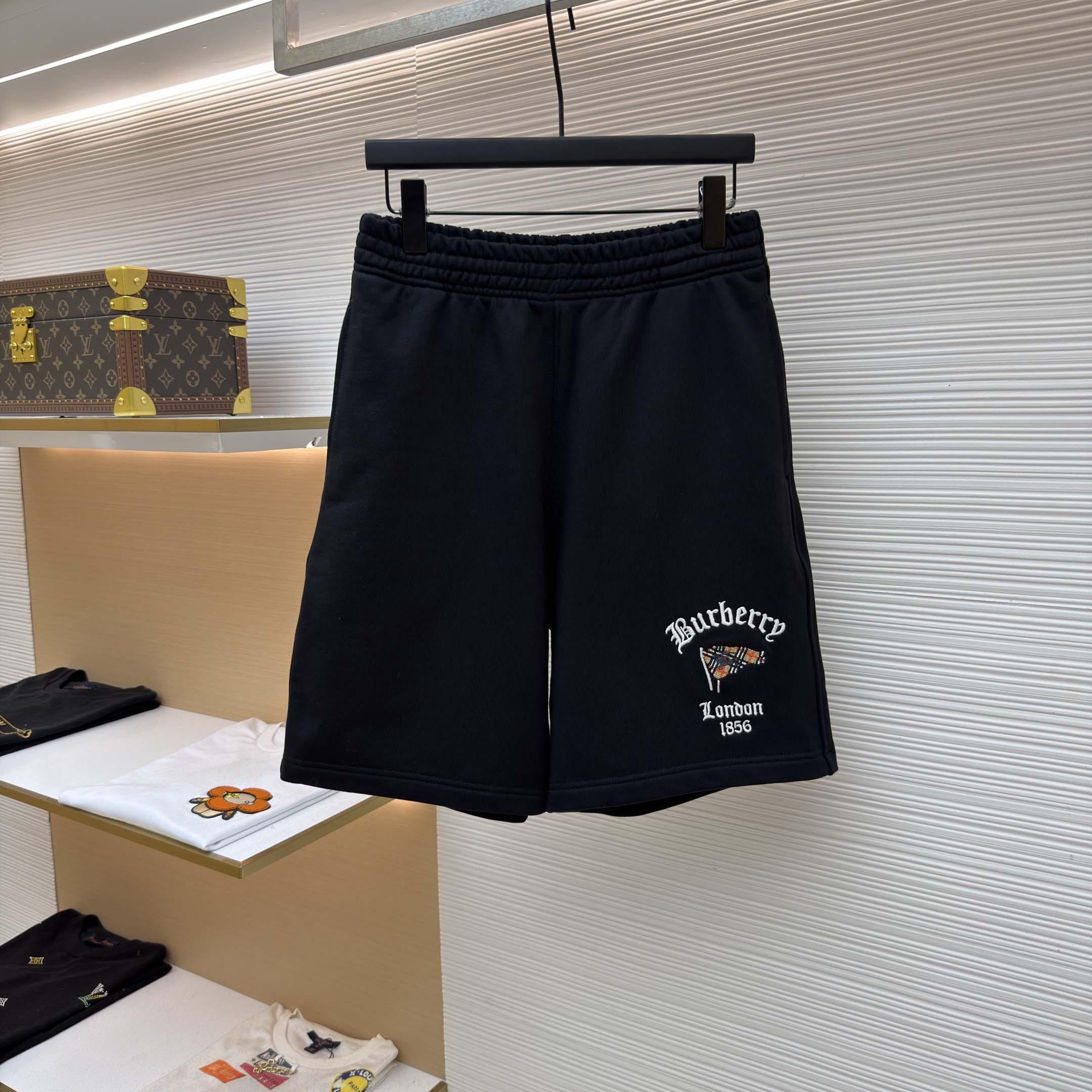Burberry Check Flag Cotton Shorts - DesignerGu