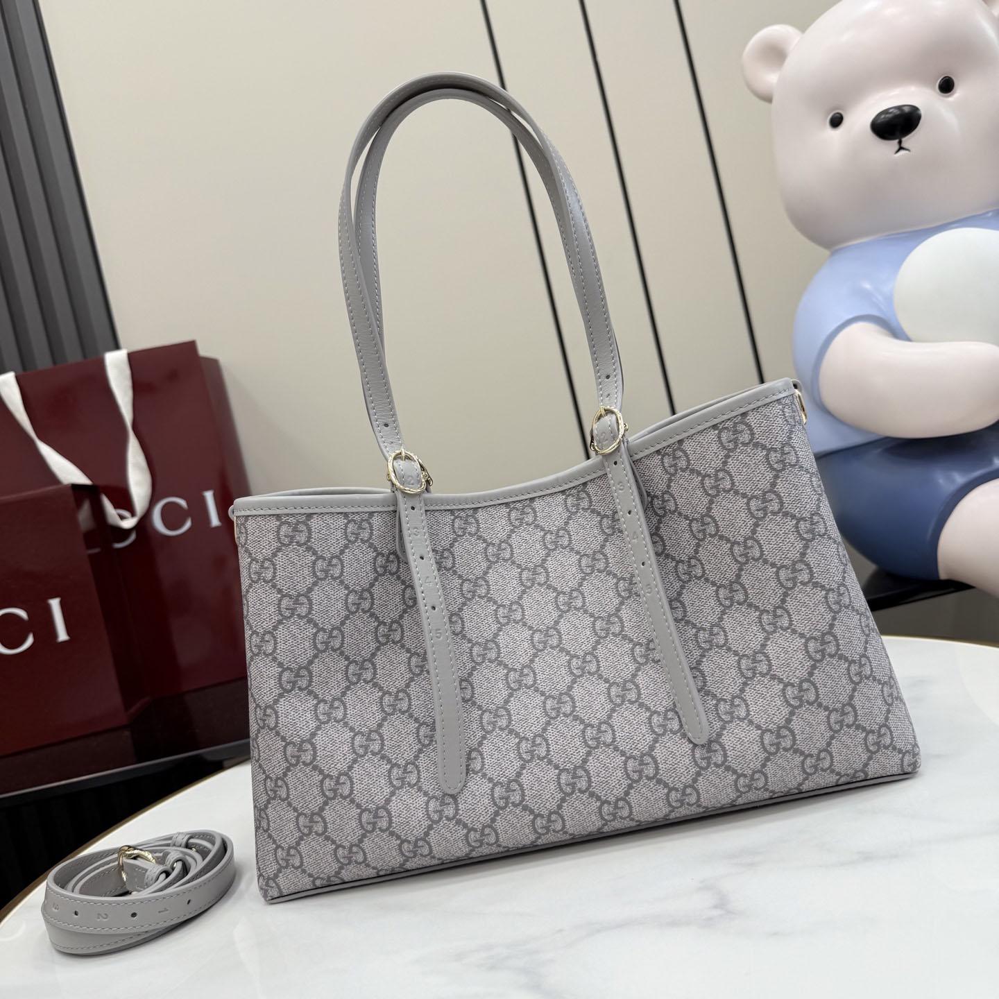 Gucci GG Emblem Small Tote Bag 815214 - DesignerGu