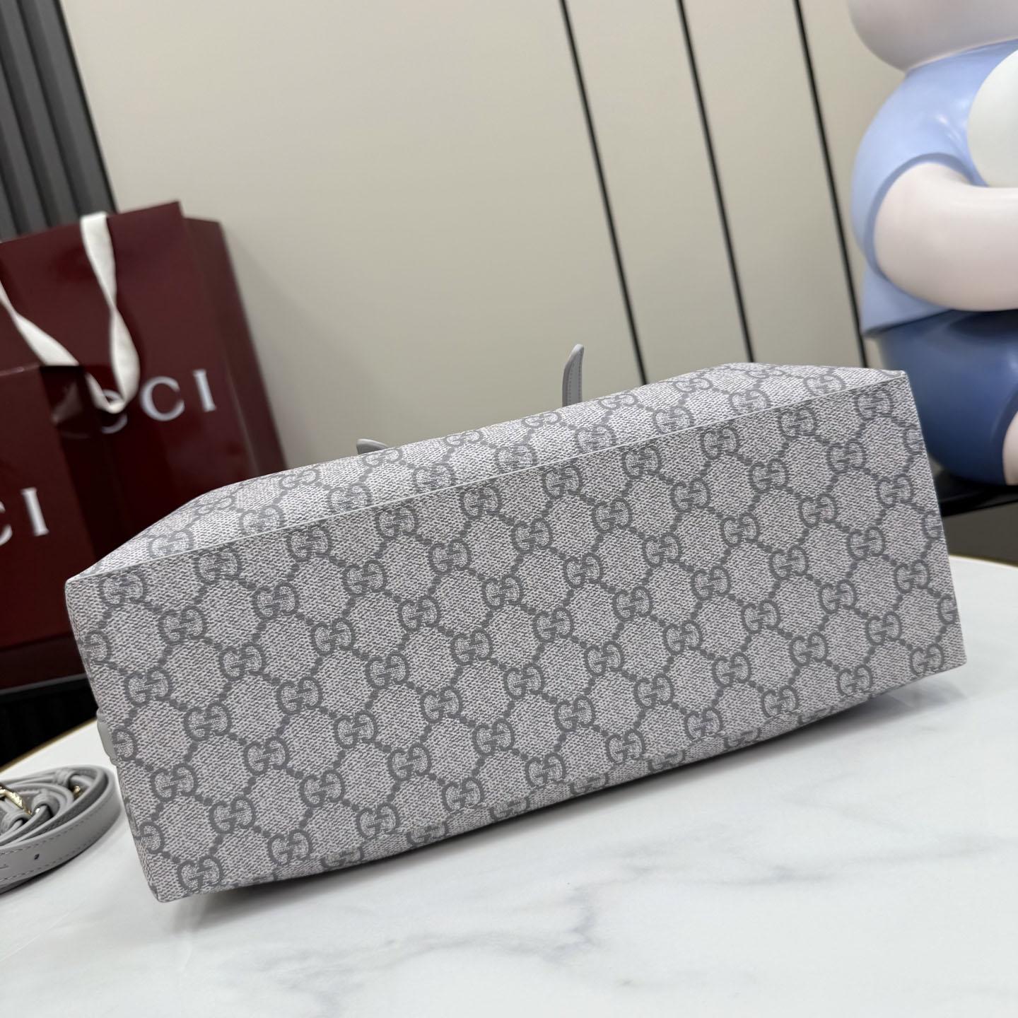 Gucci GG Emblem Small Tote Bag 815214 - DesignerGu