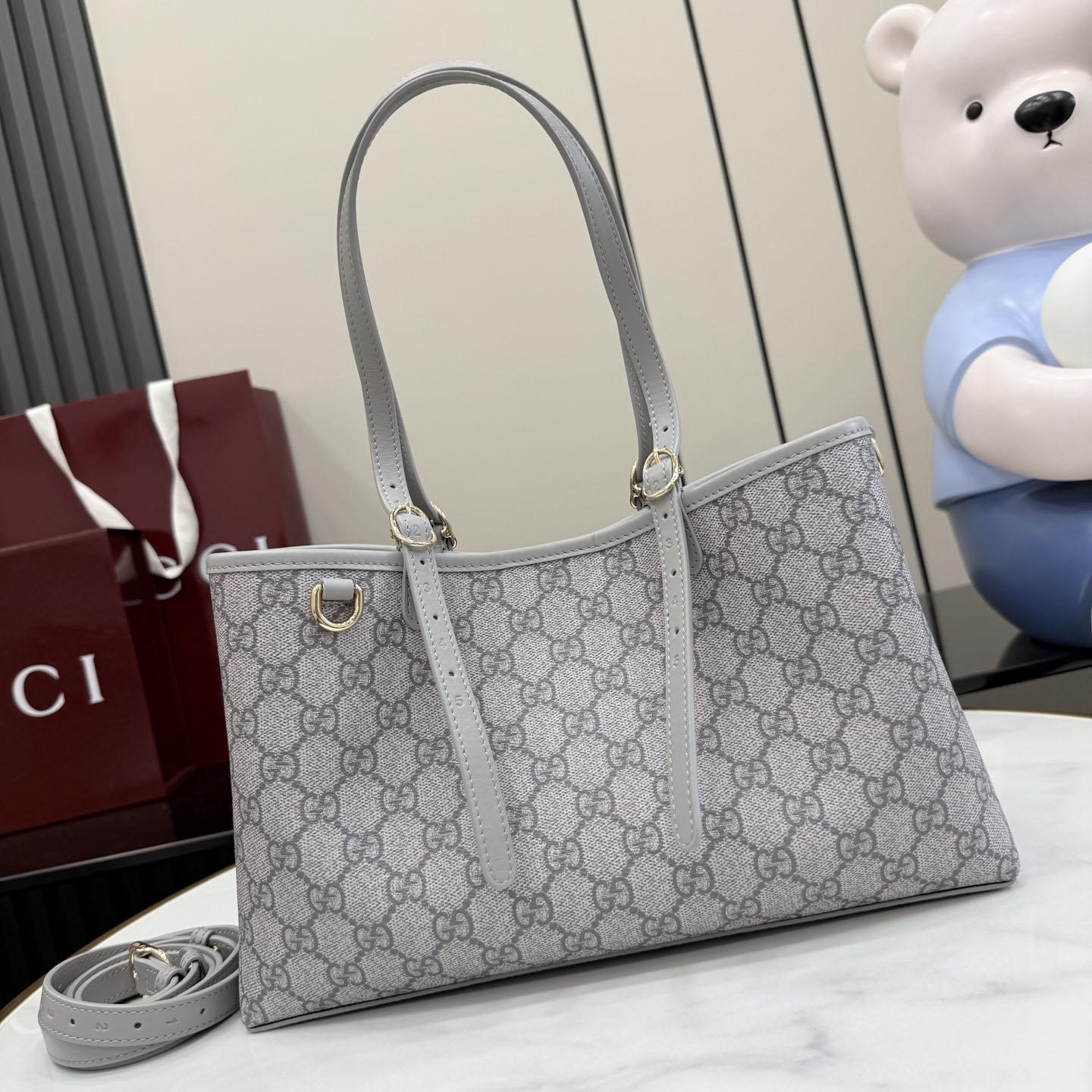 Gucci GG Emblem Small Tote Bag 815214 - DesignerGu