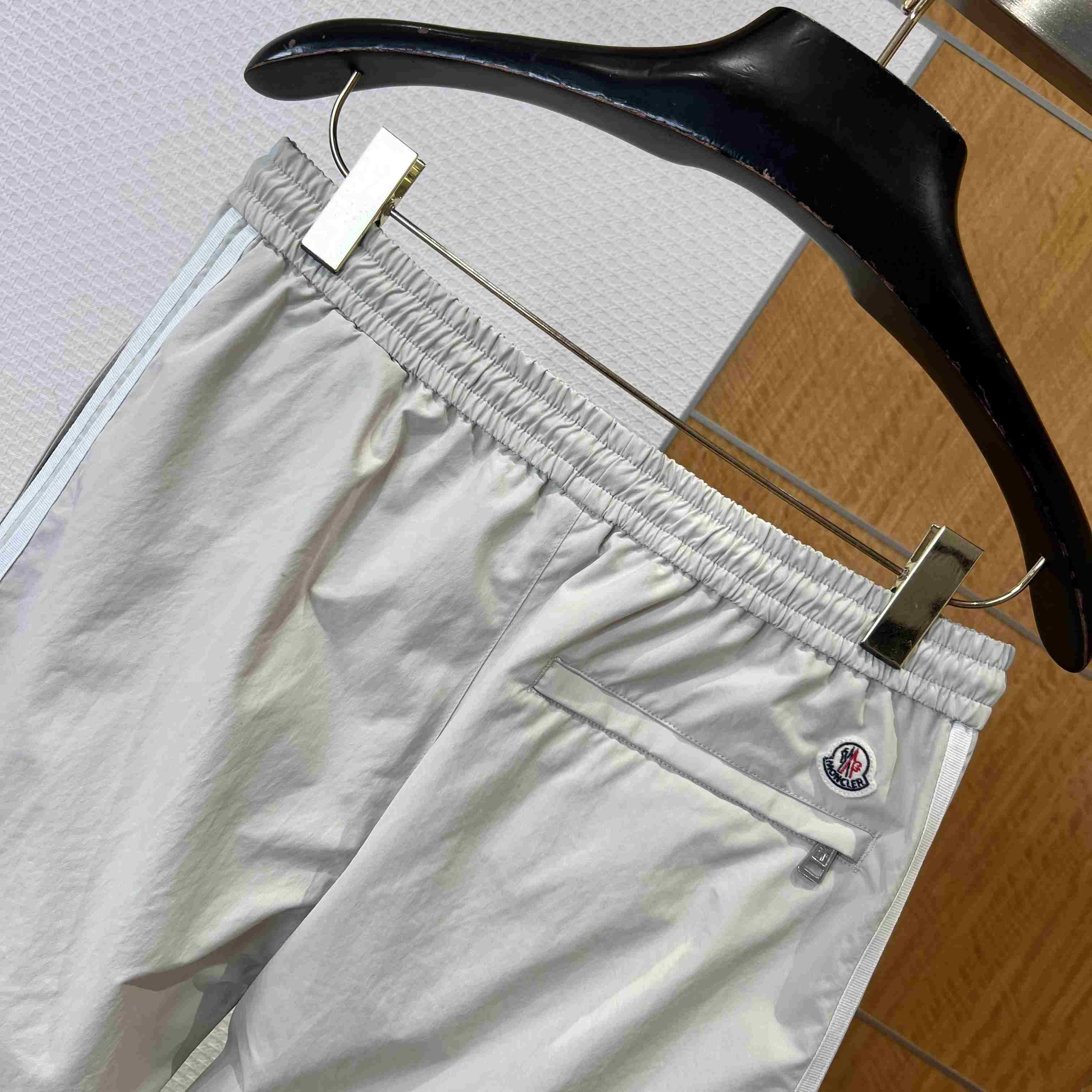 Moncler Striped Stretch Jogging Trousers - DesignerGu