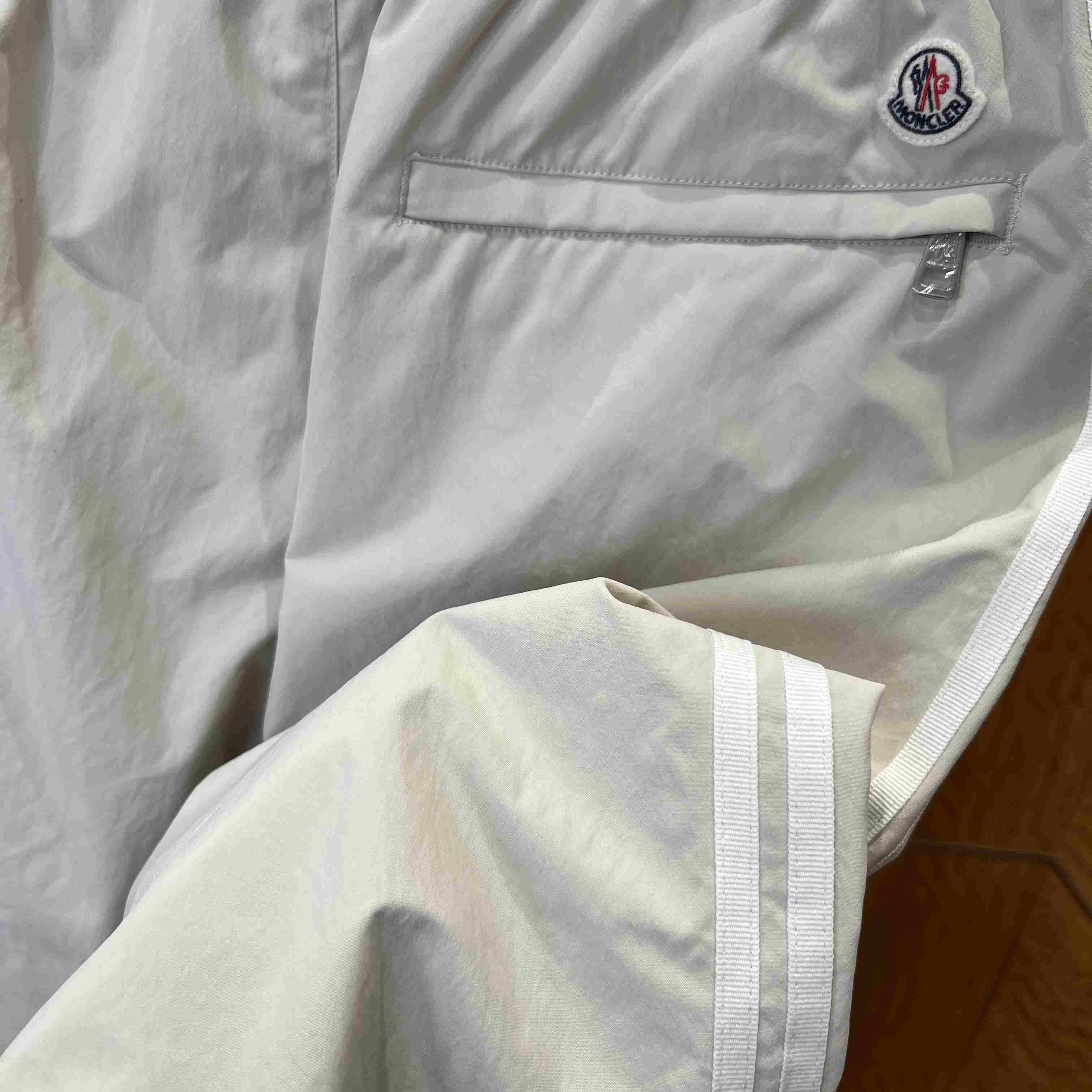 Moncler Striped Stretch Jogging Trousers - DesignerGu