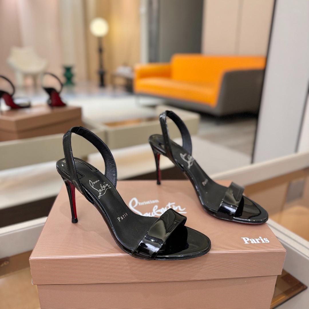 Christian Louboutin Marilyn Leather Sandals - DesignerGu