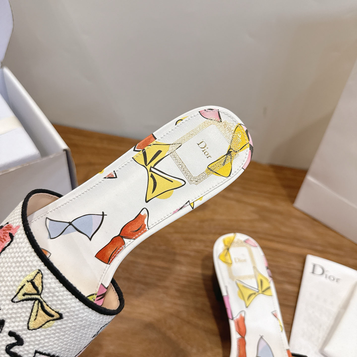 Dior Dioriviera Dway Heeled Slide - DesignerGu