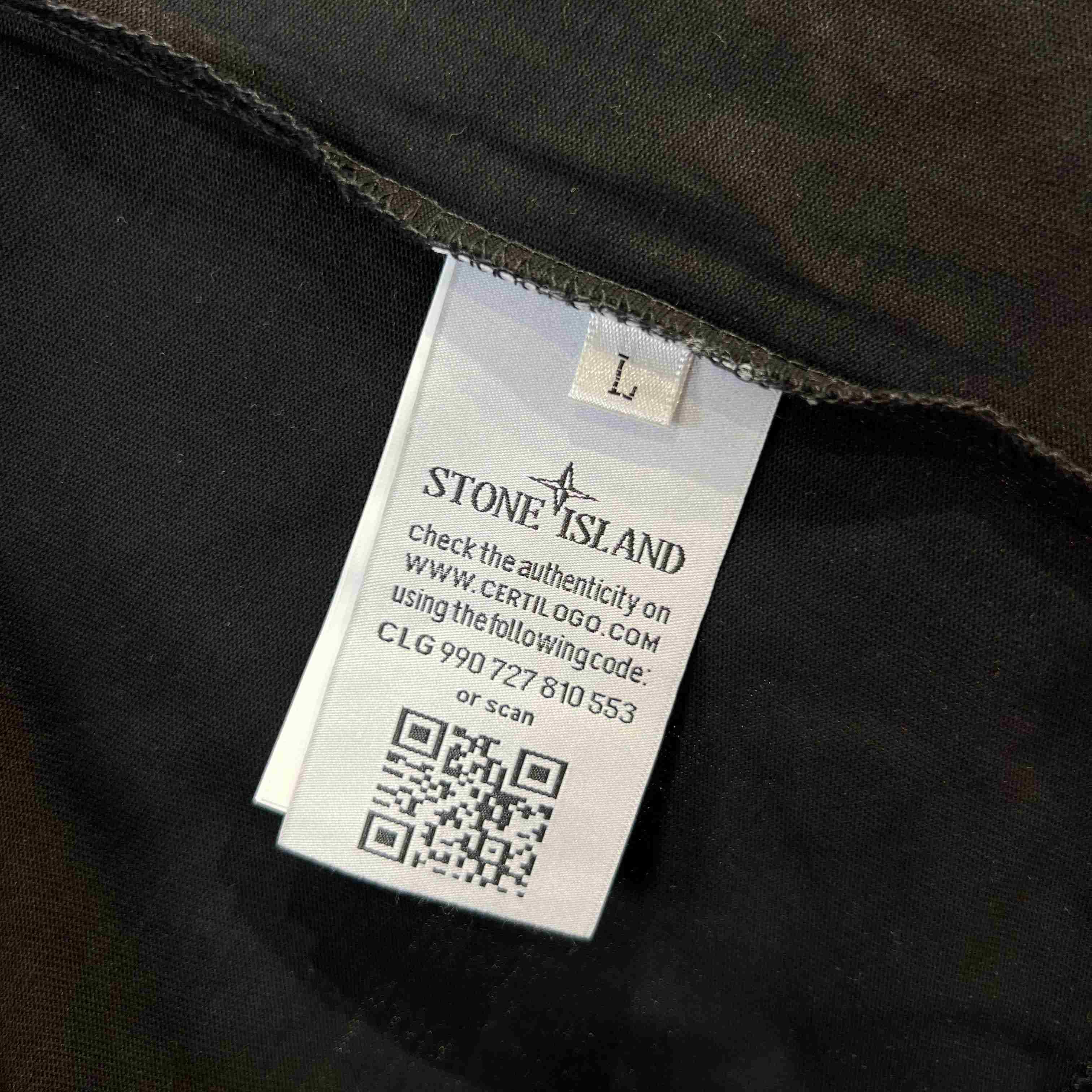 Stone Island Short-Sleeved Cotton T-shirt - DesignerGu