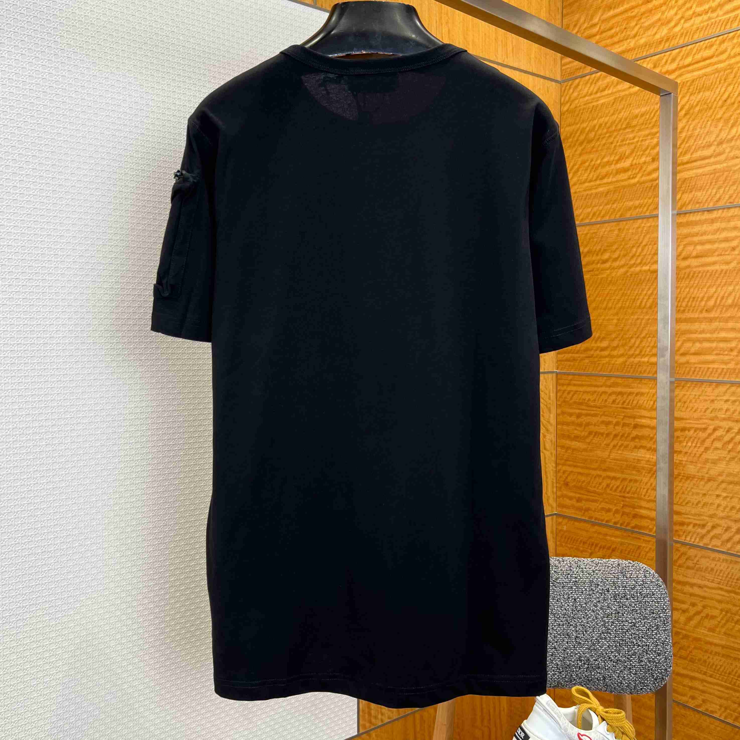 Stone Island Short-Sleeved Cotton T-shirt - DesignerGu