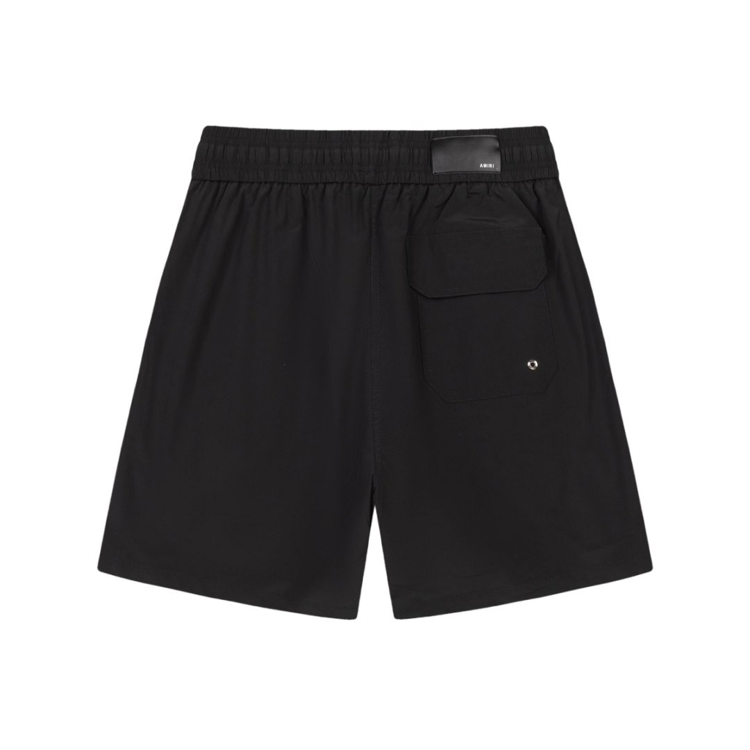 Amiri Hollywood Swim Trunk 'Black' - DesignerGu