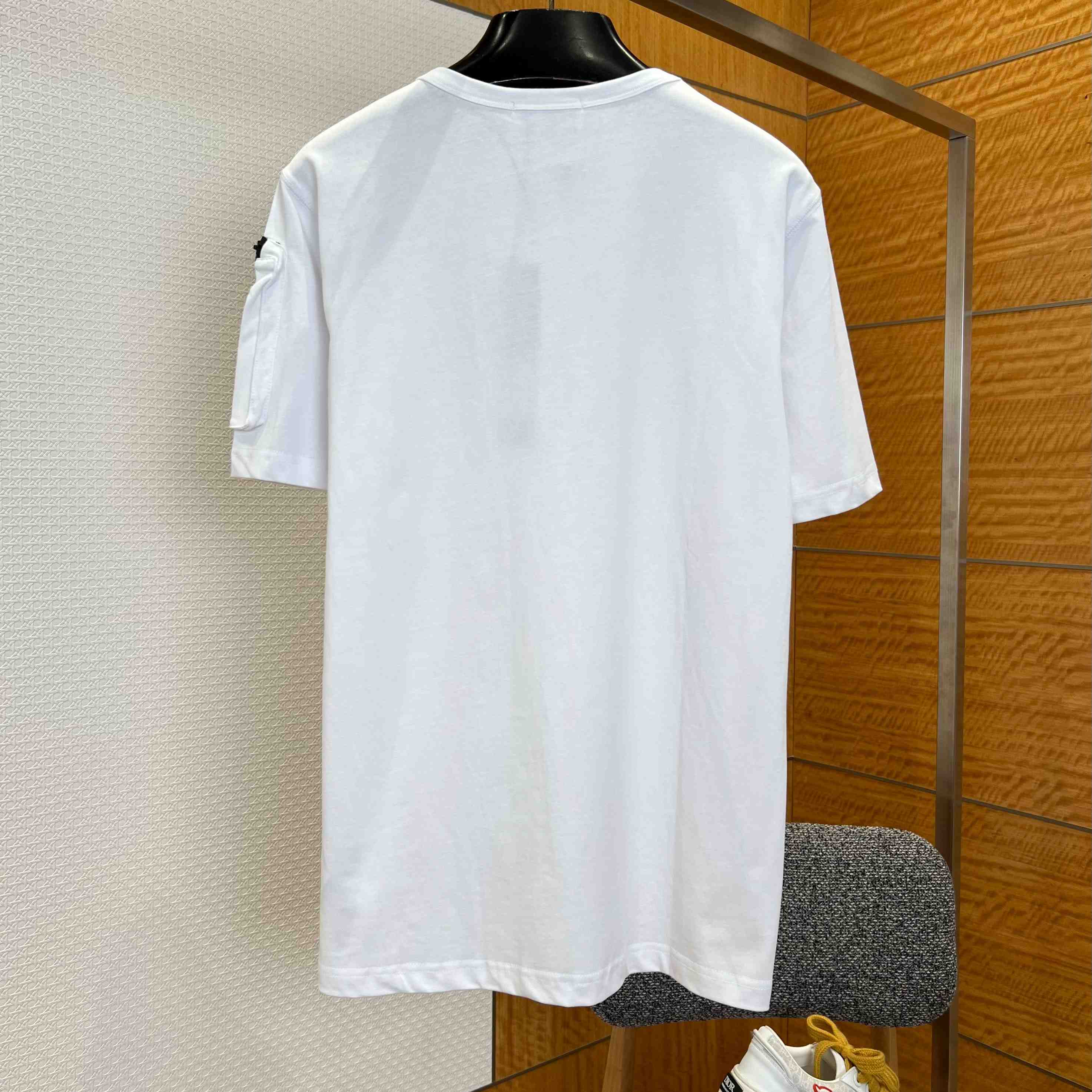 Stone Island Short-Sleeved Cotton T-shirt - DesignerGu