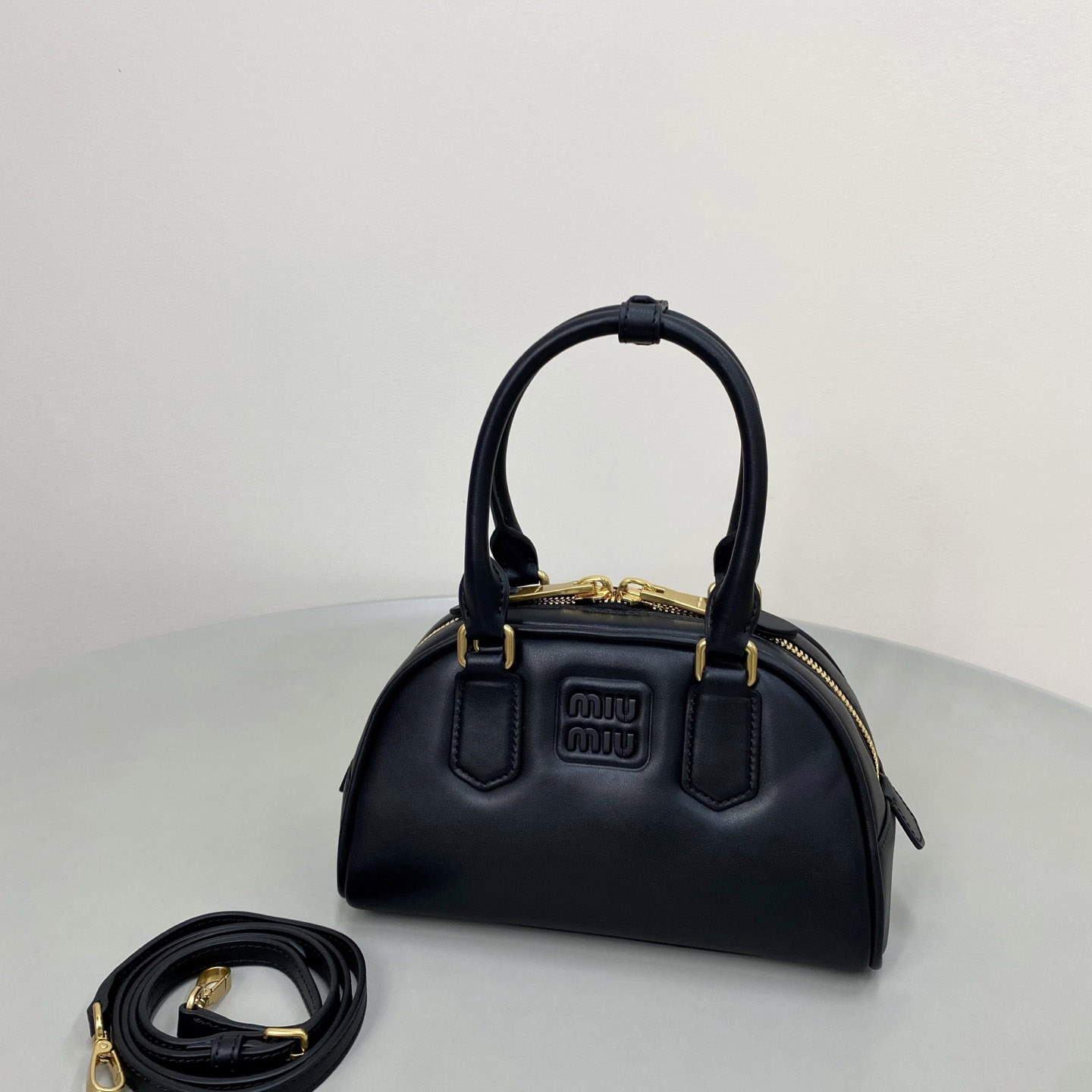 Miu Miu Arcadie Leather Bag  - DesignerGu