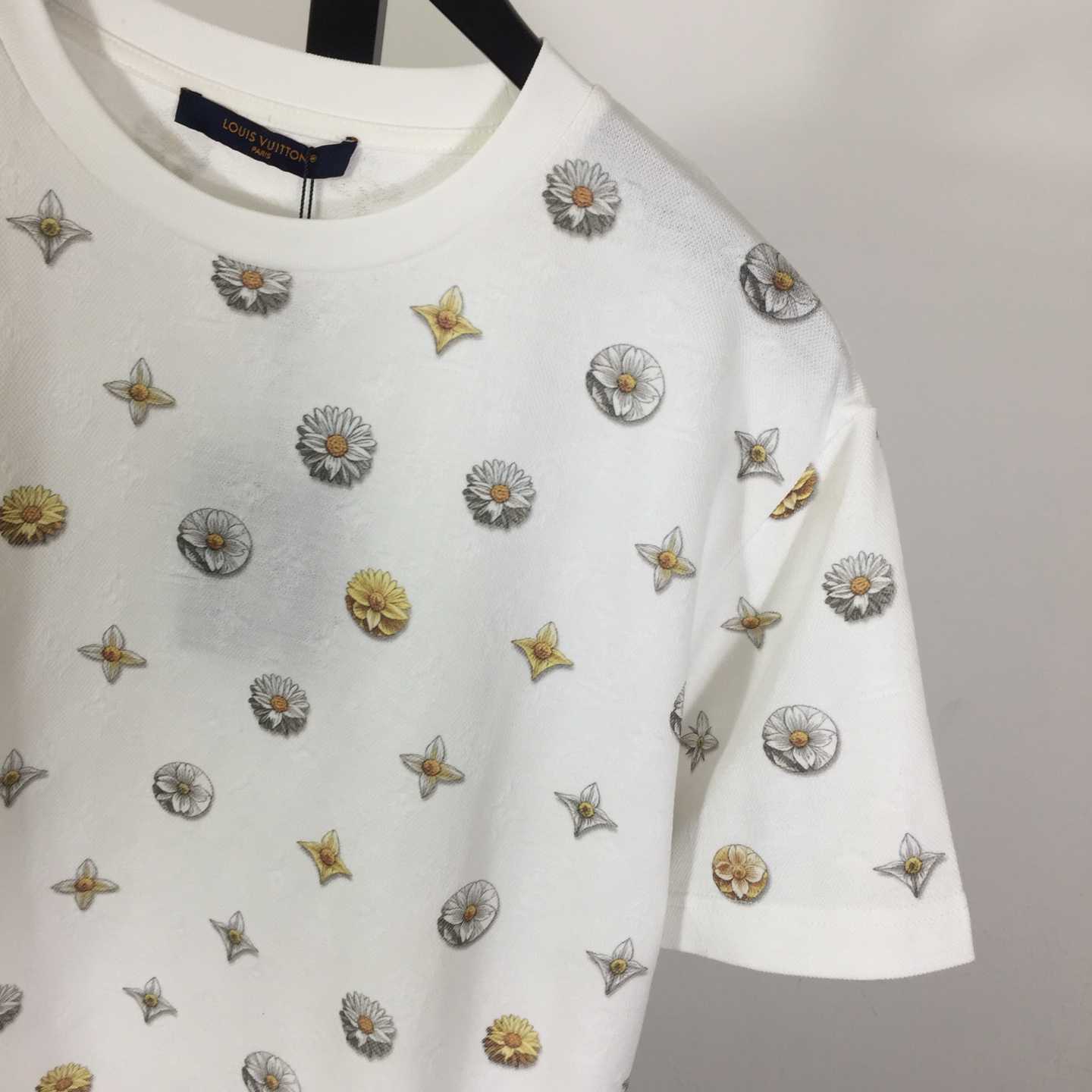 Louis Vuitton Overprinted Monogram Jacquard T-Shirt   1AJRAG - DesignerGu