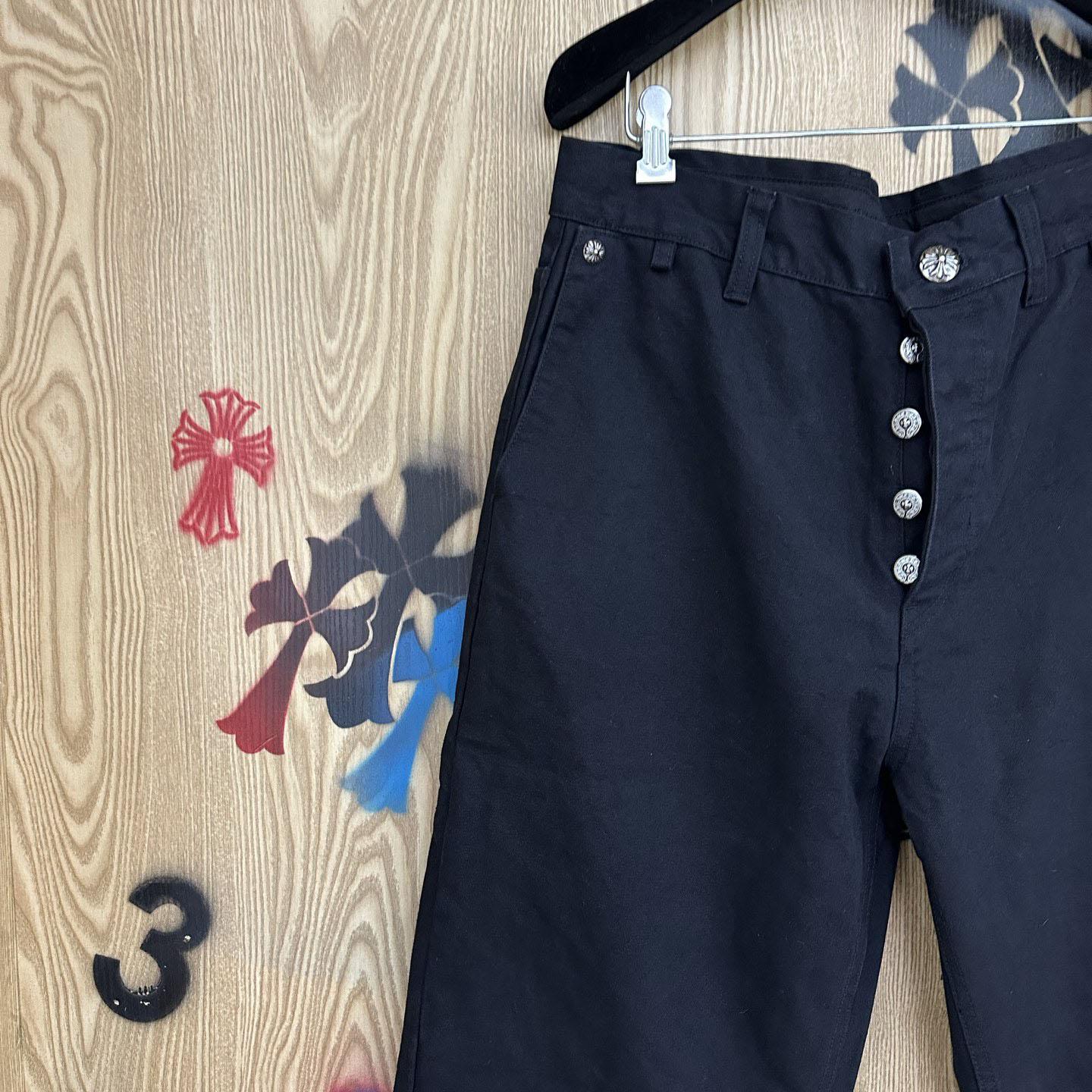 Chrome Hearts Cross Patch Double Knee Carpenter Pants - DesignerGu