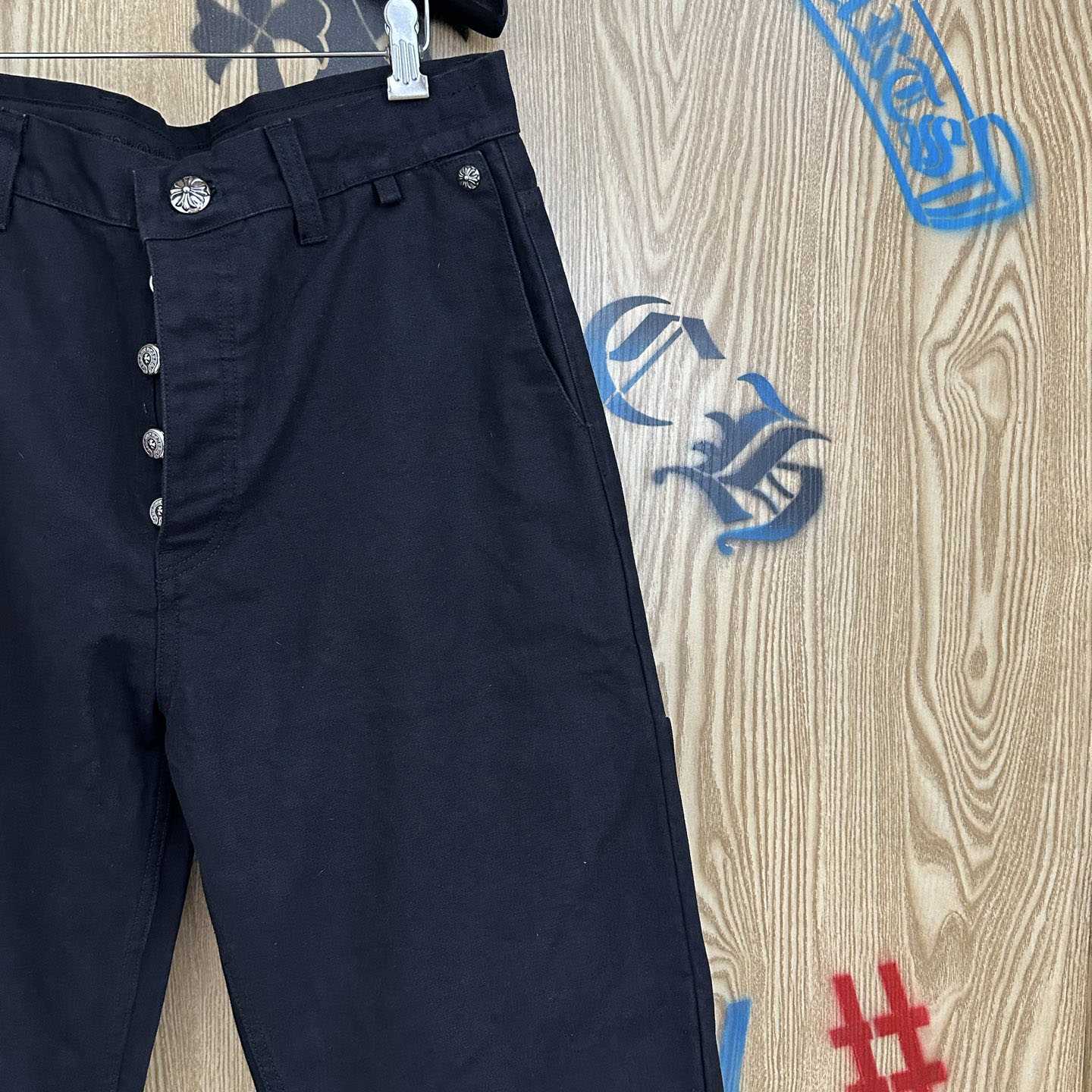 Chrome Hearts Cross Patch Double Knee Carpenter Pants - DesignerGu