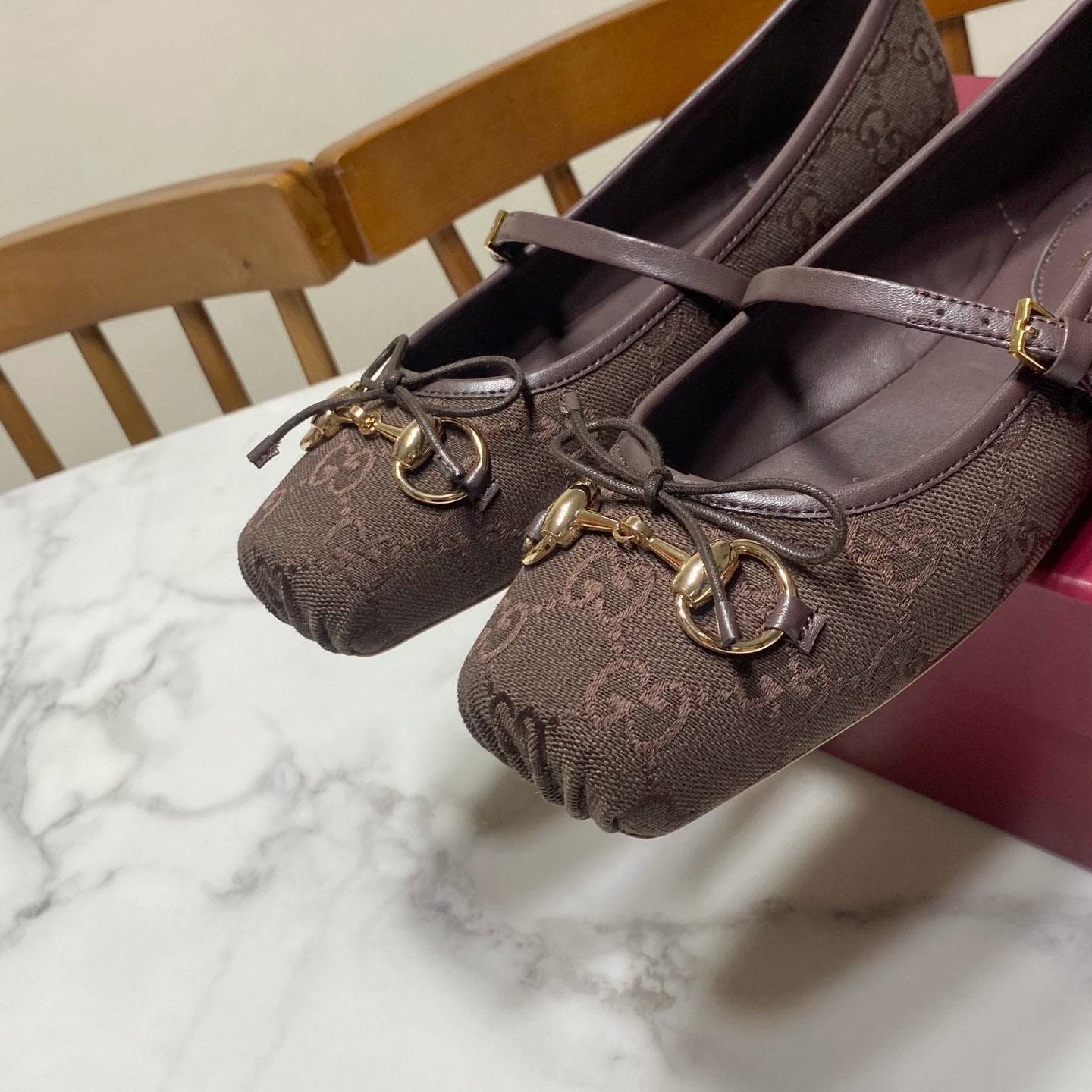 Gucci Horsebit Ballet Flat - DesignerGu