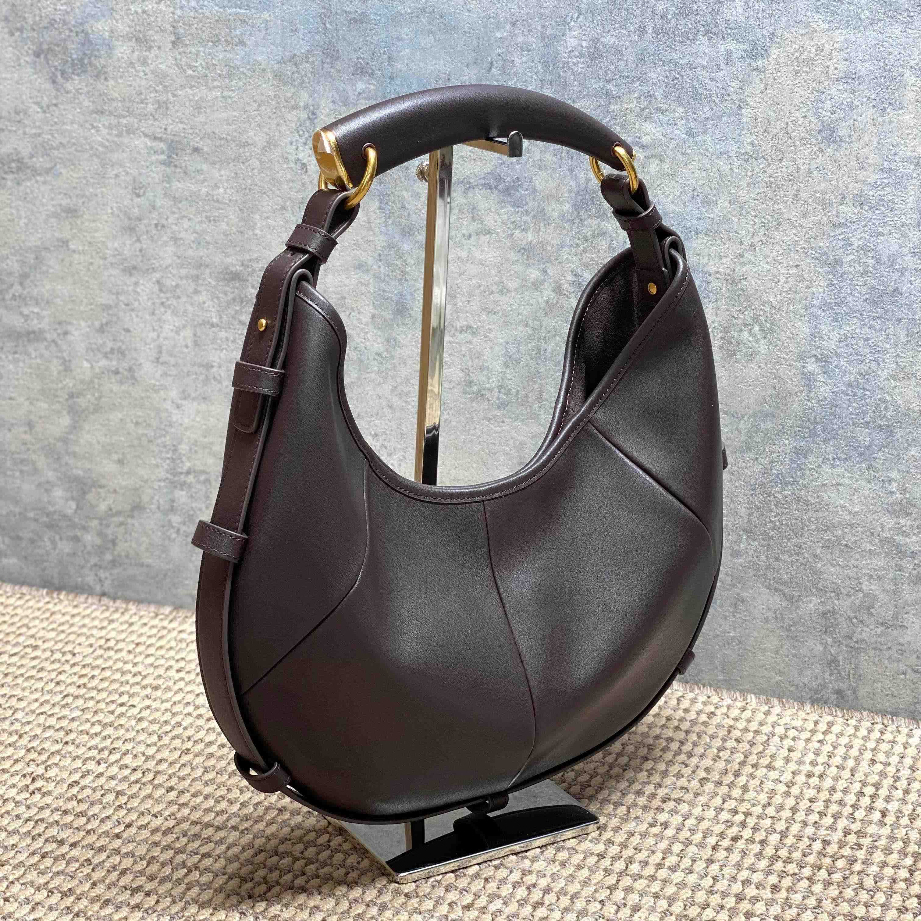 Saint Laurent MOMBASA Small In Leather - DesignerGu