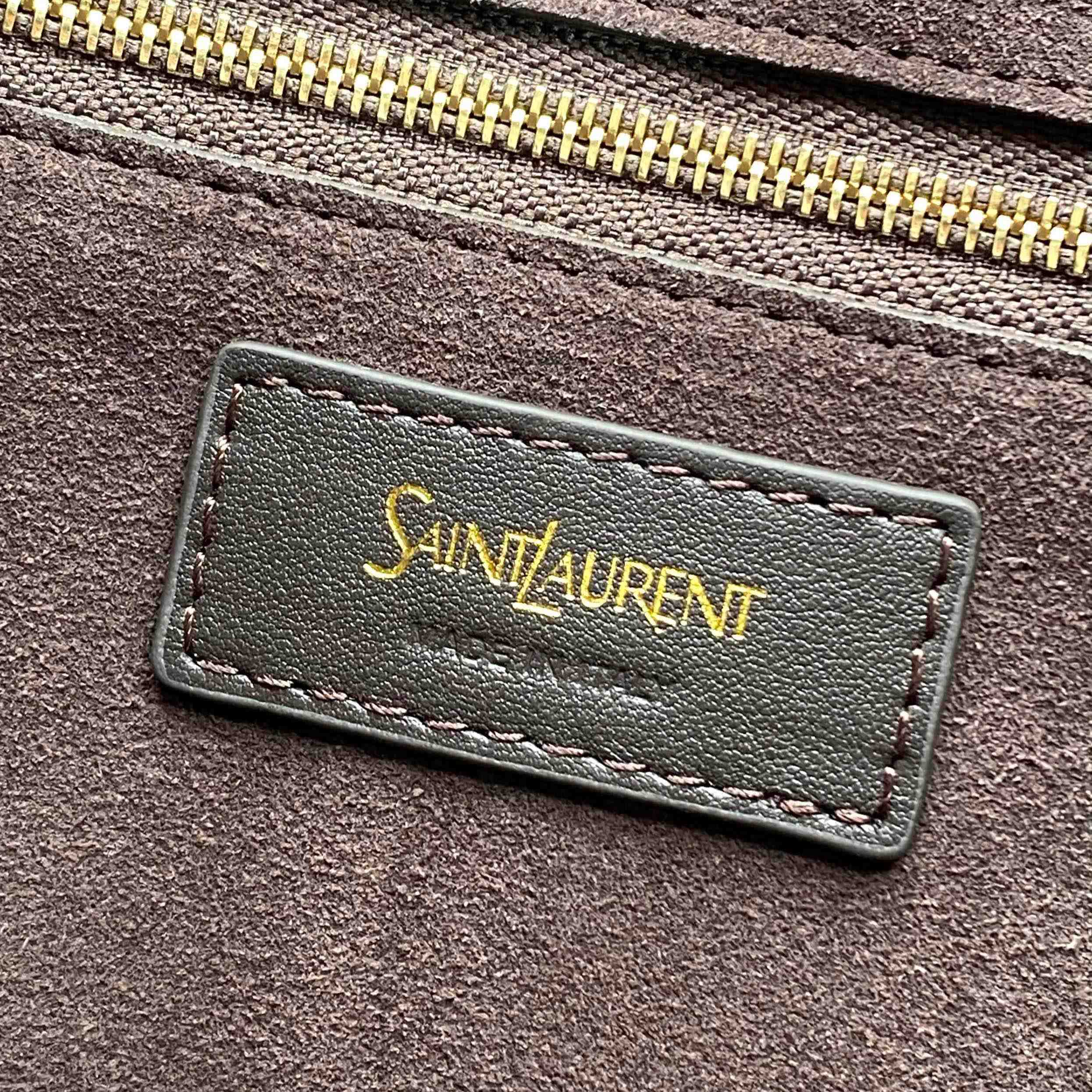 Saint Laurent MOMBASA Small In Leather - DesignerGu