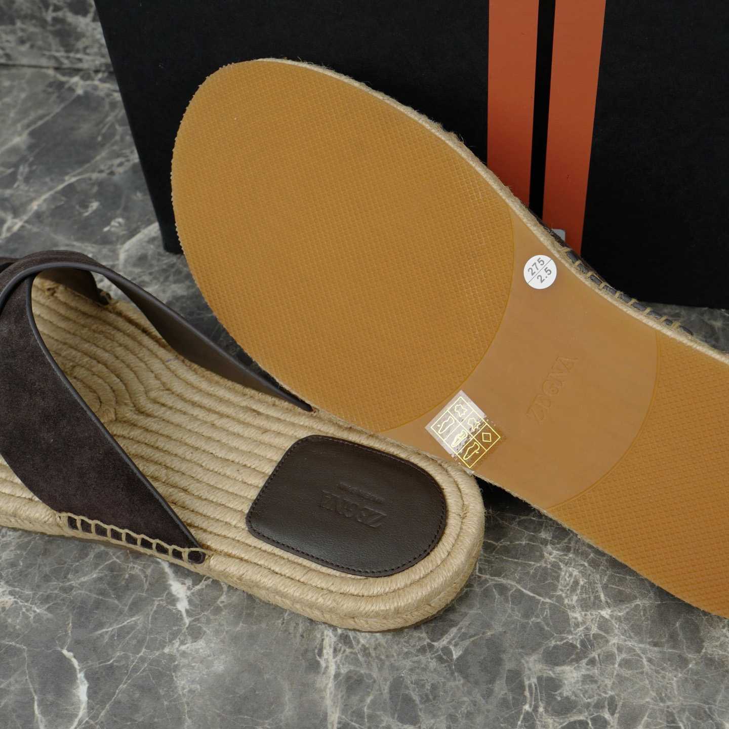 Zegna Crossover-Strap Suede Espadrilles - DesignerGu