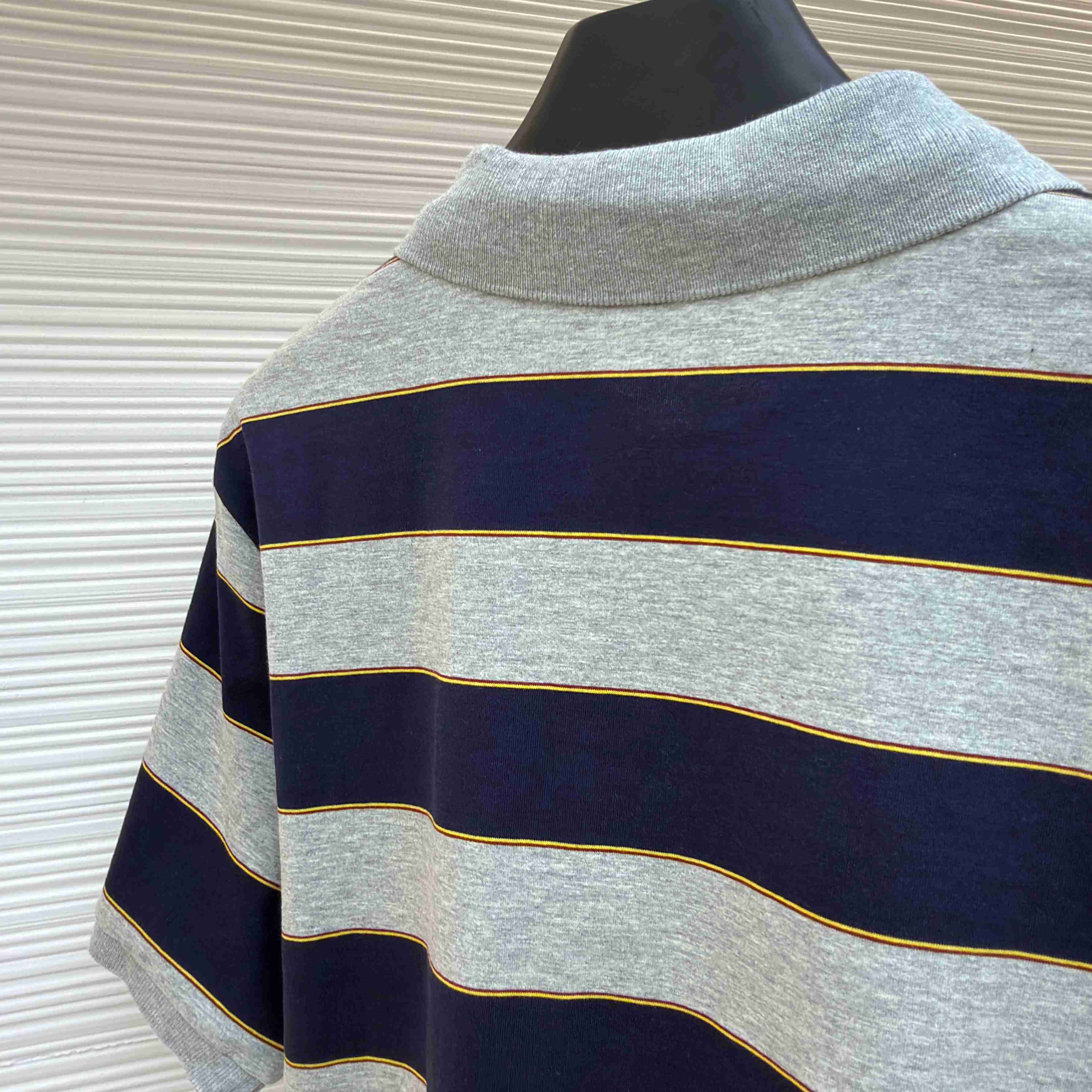 Miu Miu Striped Jersey Polo Shirt - DesignerGu