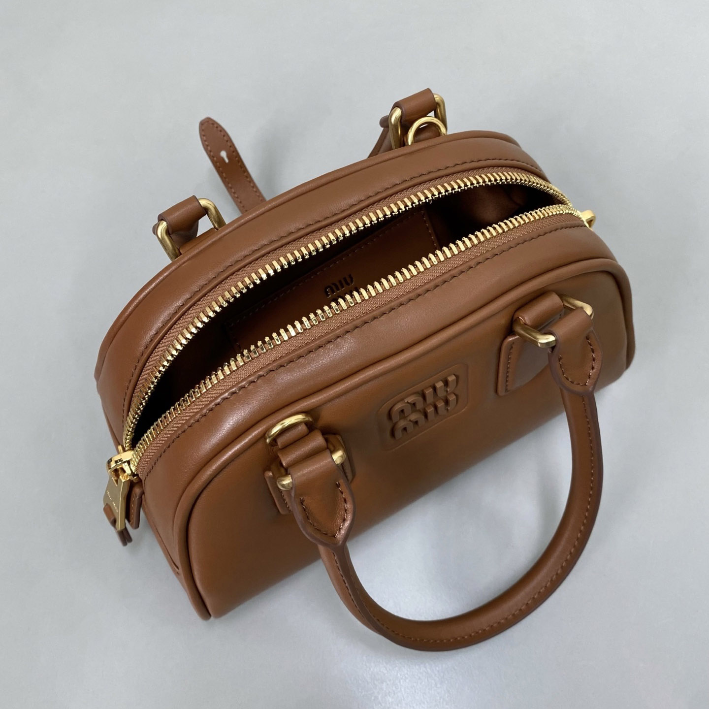 Miu Miu Arcadie Leather Bag  - DesignerGu