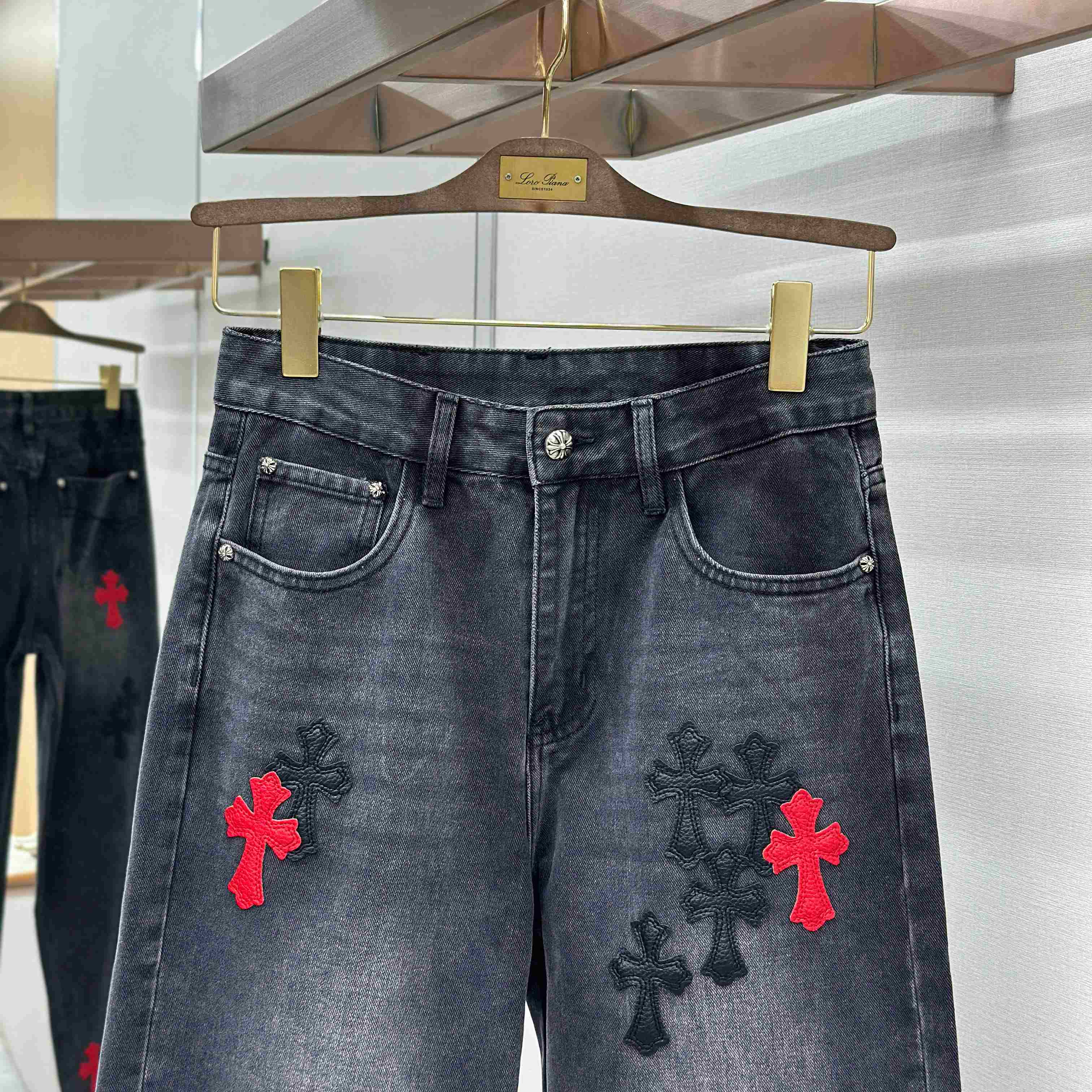 Chrome Hearts Jeans - DesignerGu