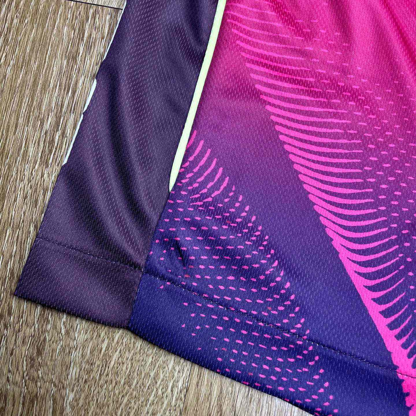 Casablanca Aubergine Gradient Football Shorts C1142 - DesignerGu