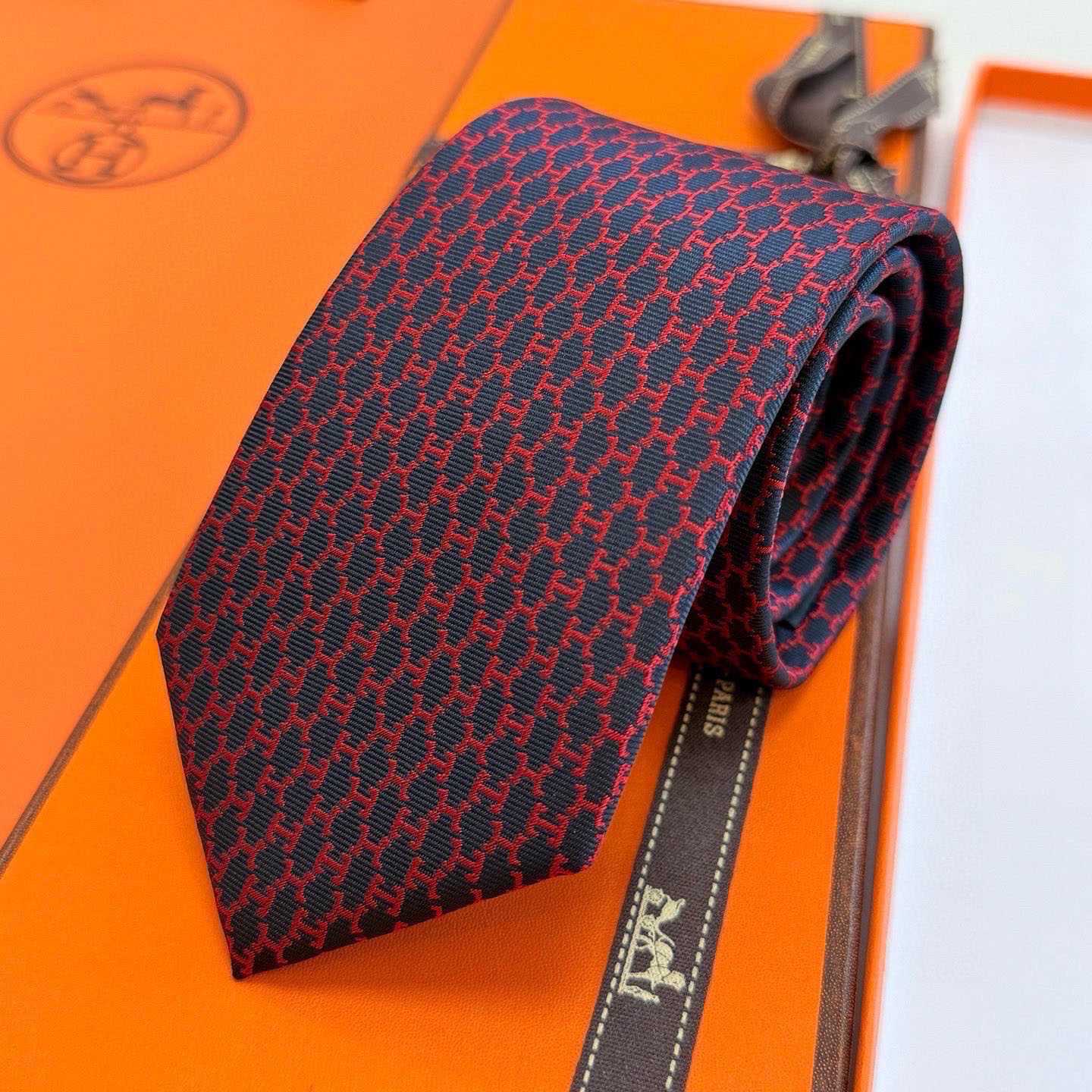 Hermes Dancing H Tie - DesignerGu